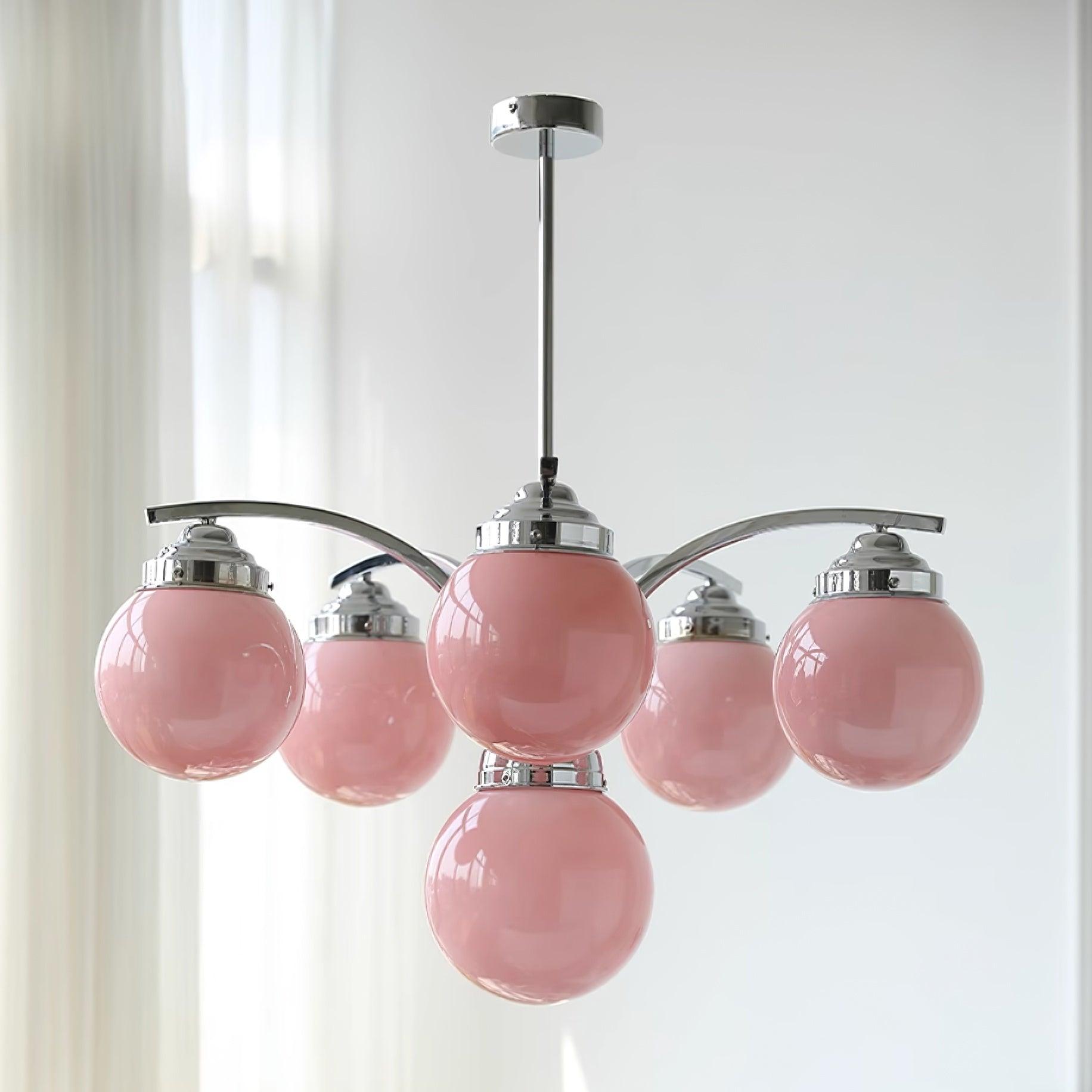 Pink Salamanca Chandelier - Blowlighting