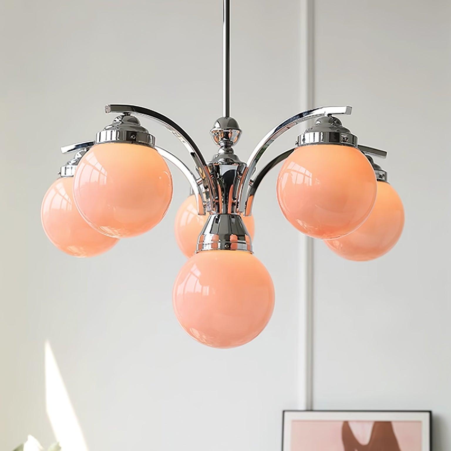 Pink Salamanca Chandelier - Blowlighting