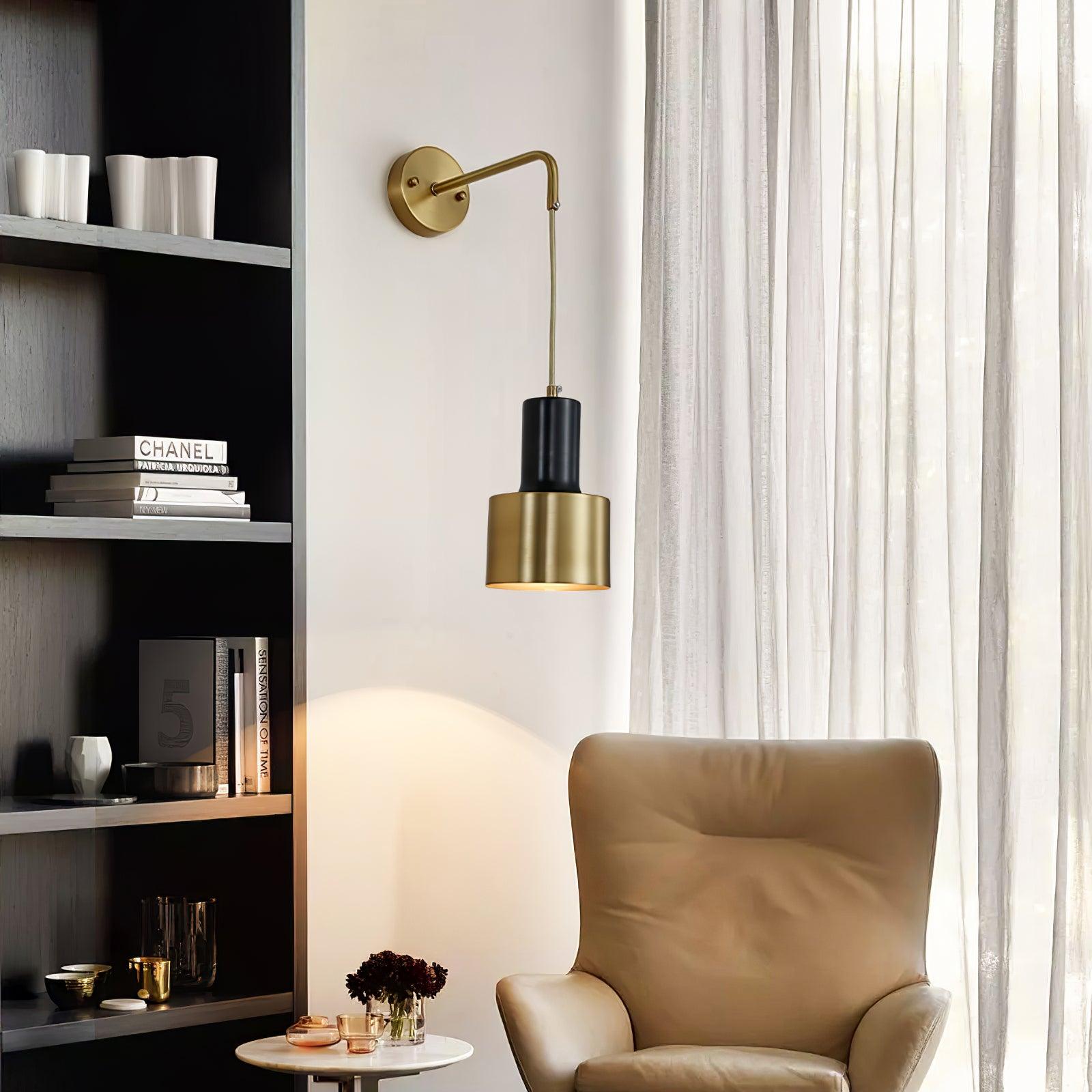 Ezra Minimalist Metal Wall Lamp - Blowlighting