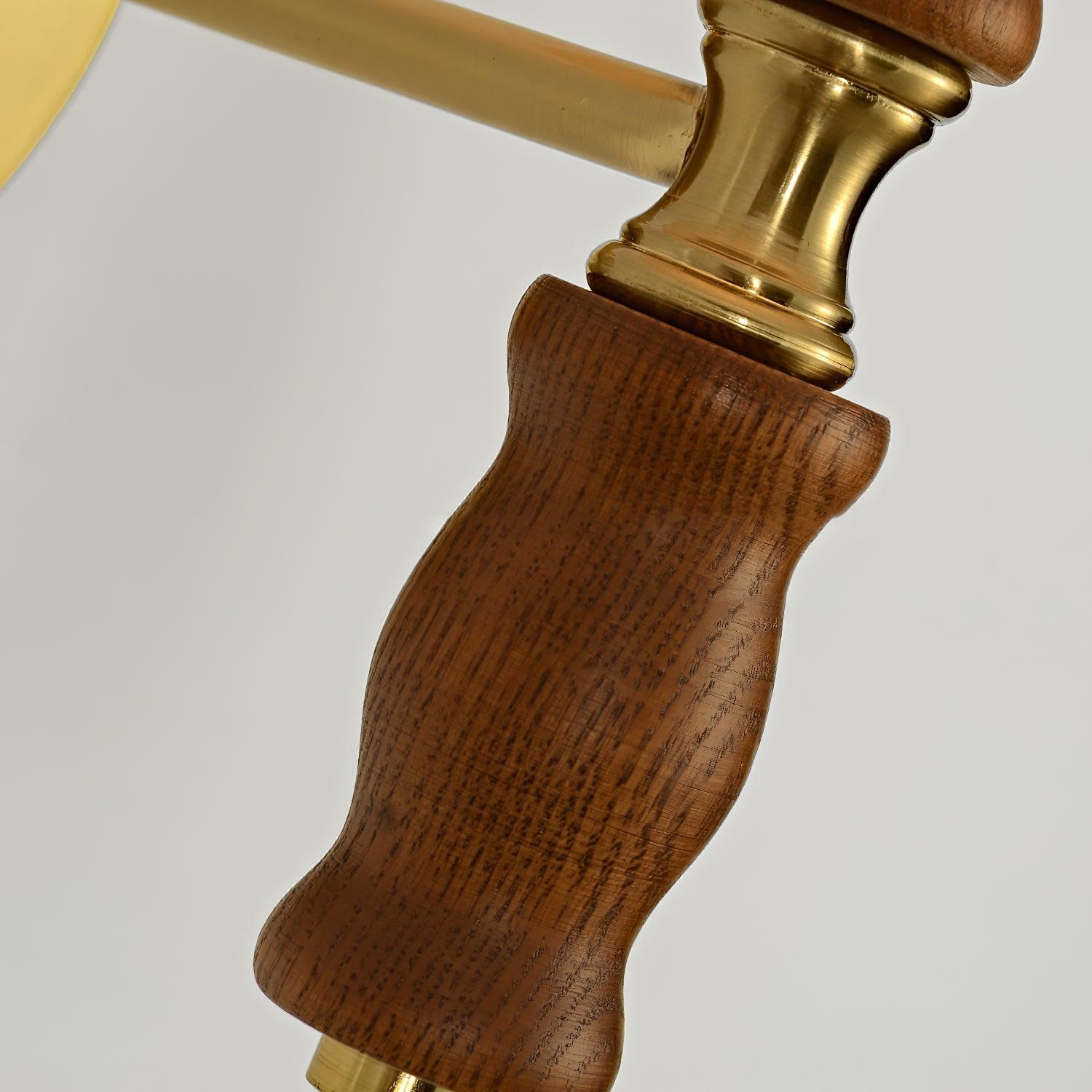 Pleated Walnut Wall Light - Blowlighting