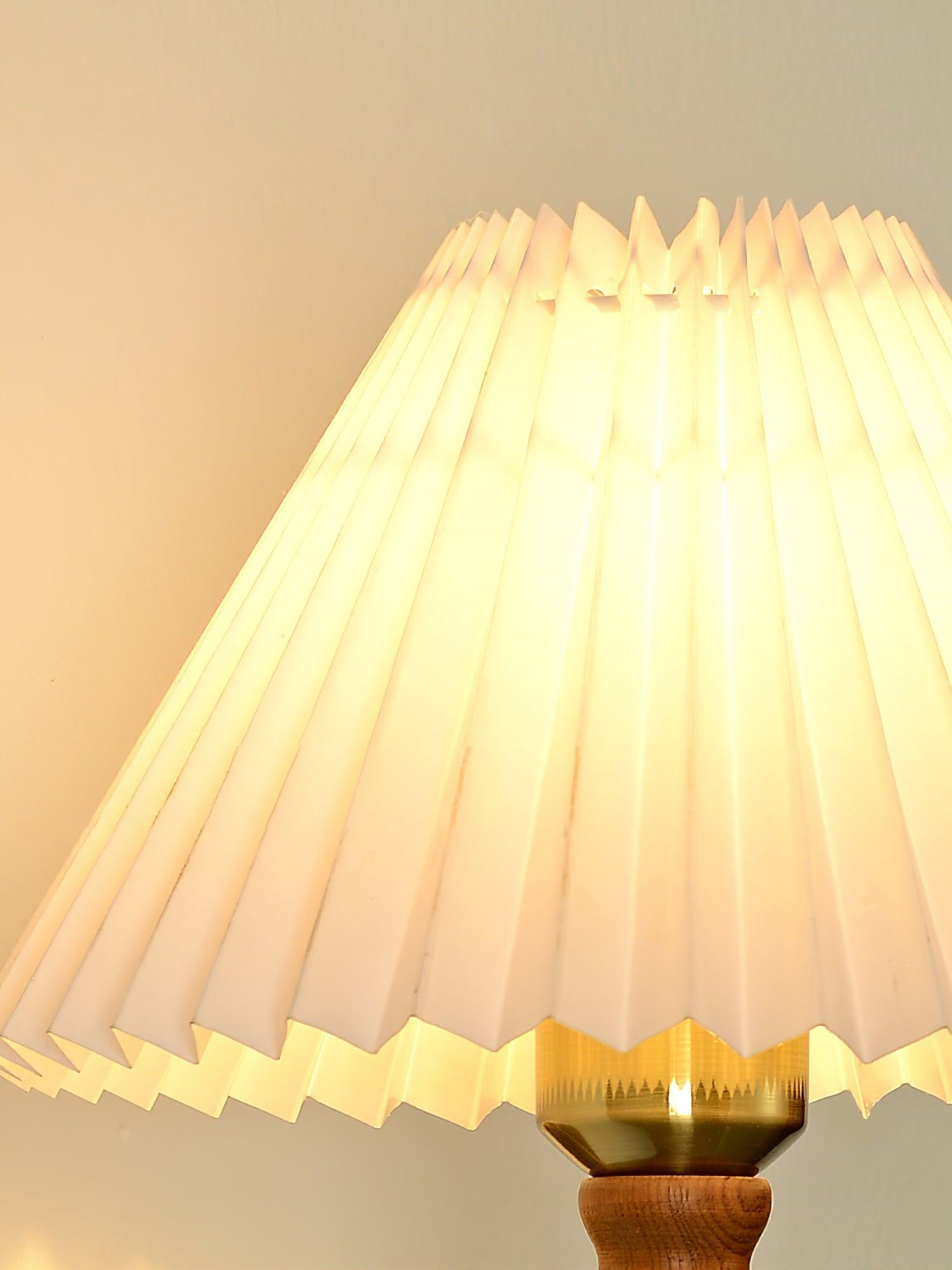 Pleated Walnut Wall Light - Blowlighting