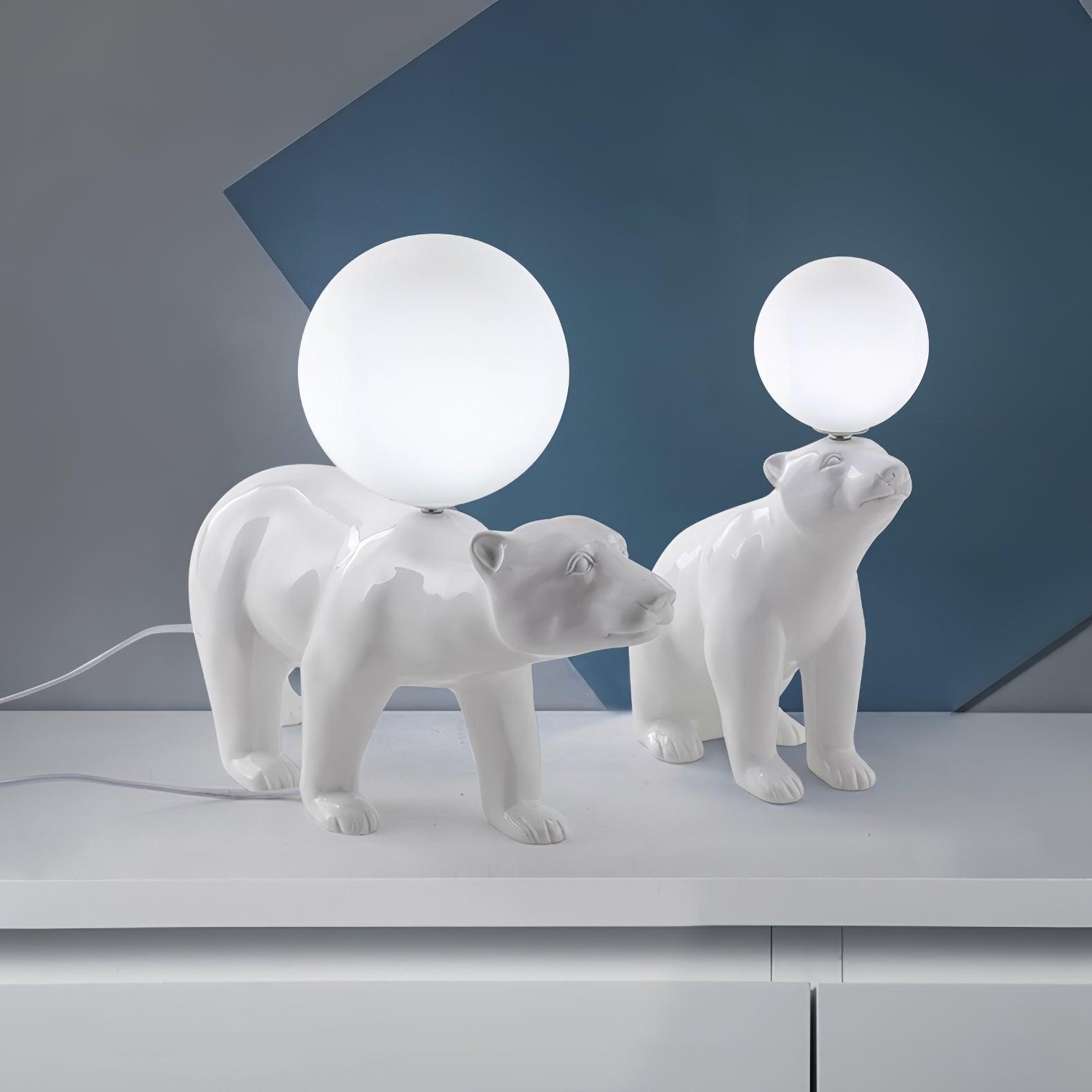 Polar Bear Table Lamp - Blowlighting