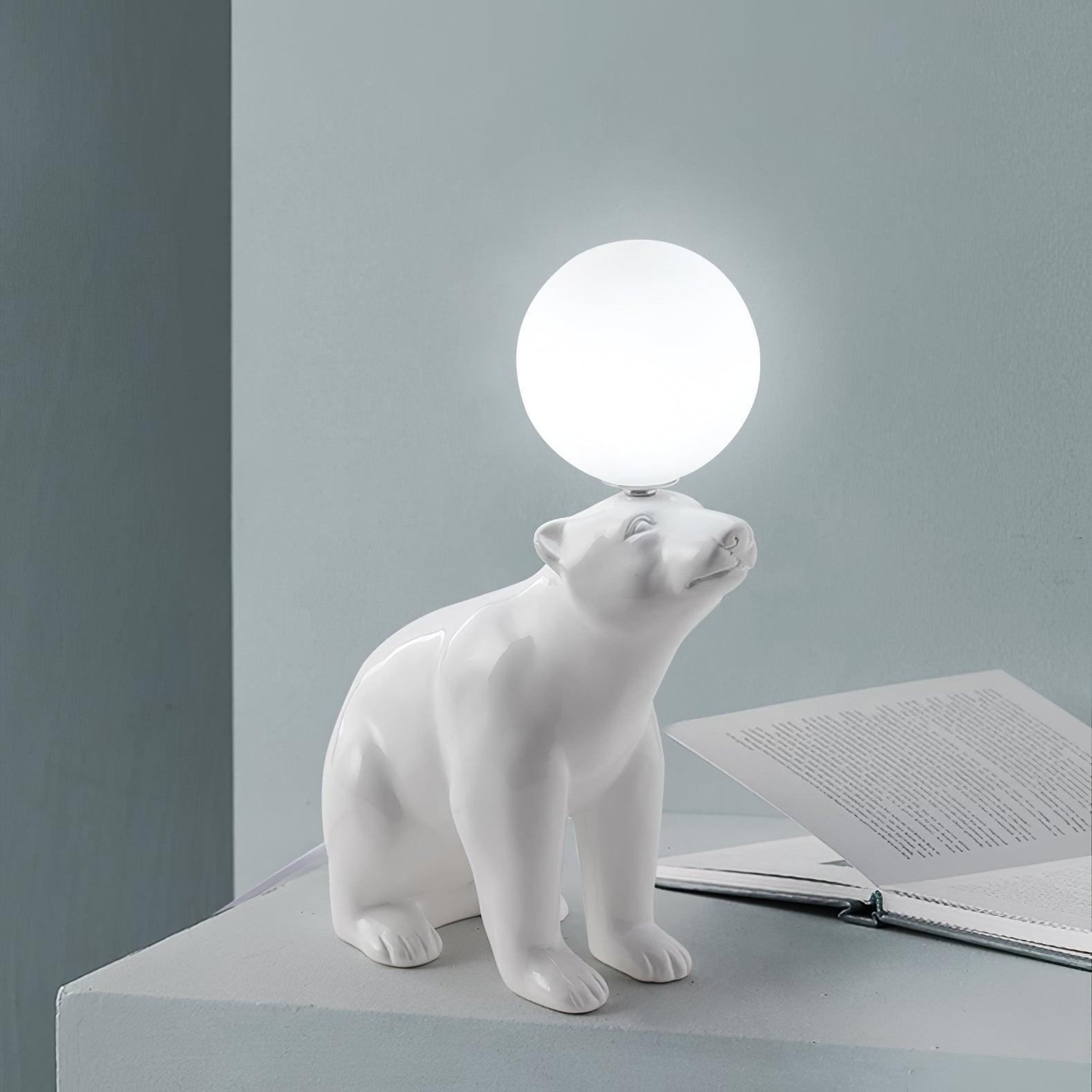 Polar Bear Table Lamp - Blowlighting