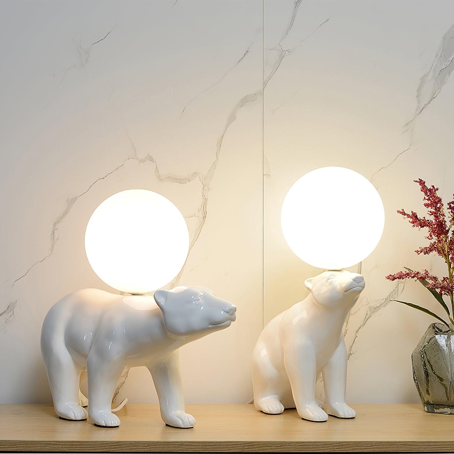Polar Bear Table Lamp - Blowlighting