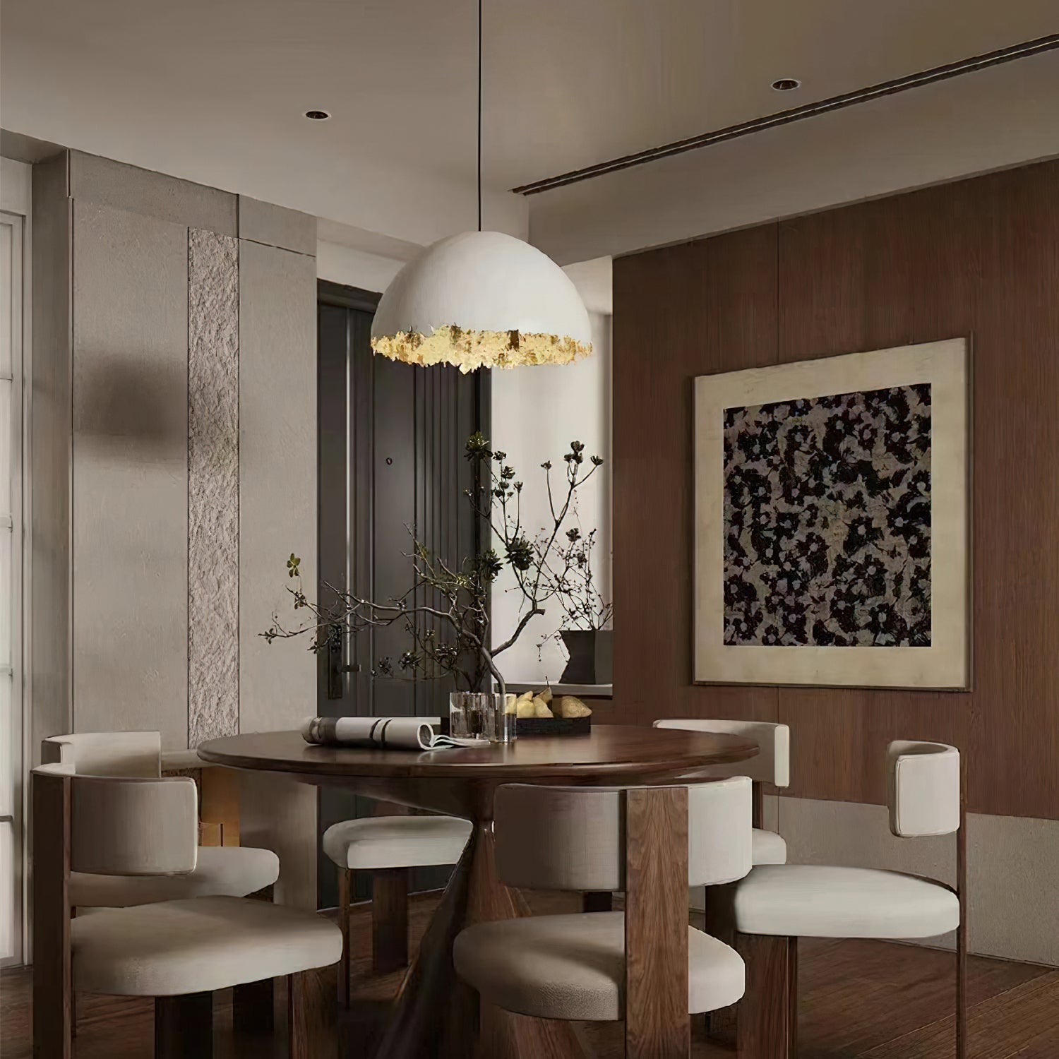 Viliriel Textured Fiberglass Pendant Light - Blowlighting