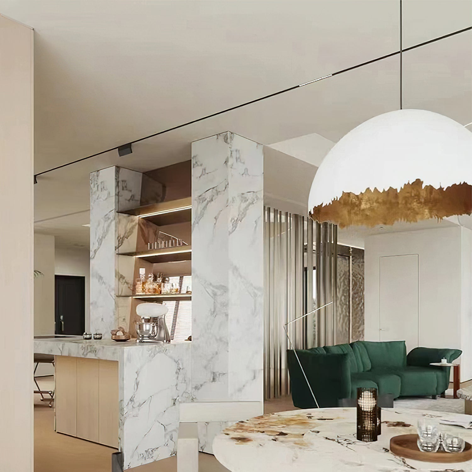 Viliriel Textured Fiberglass Pendant Light - Blowlighting