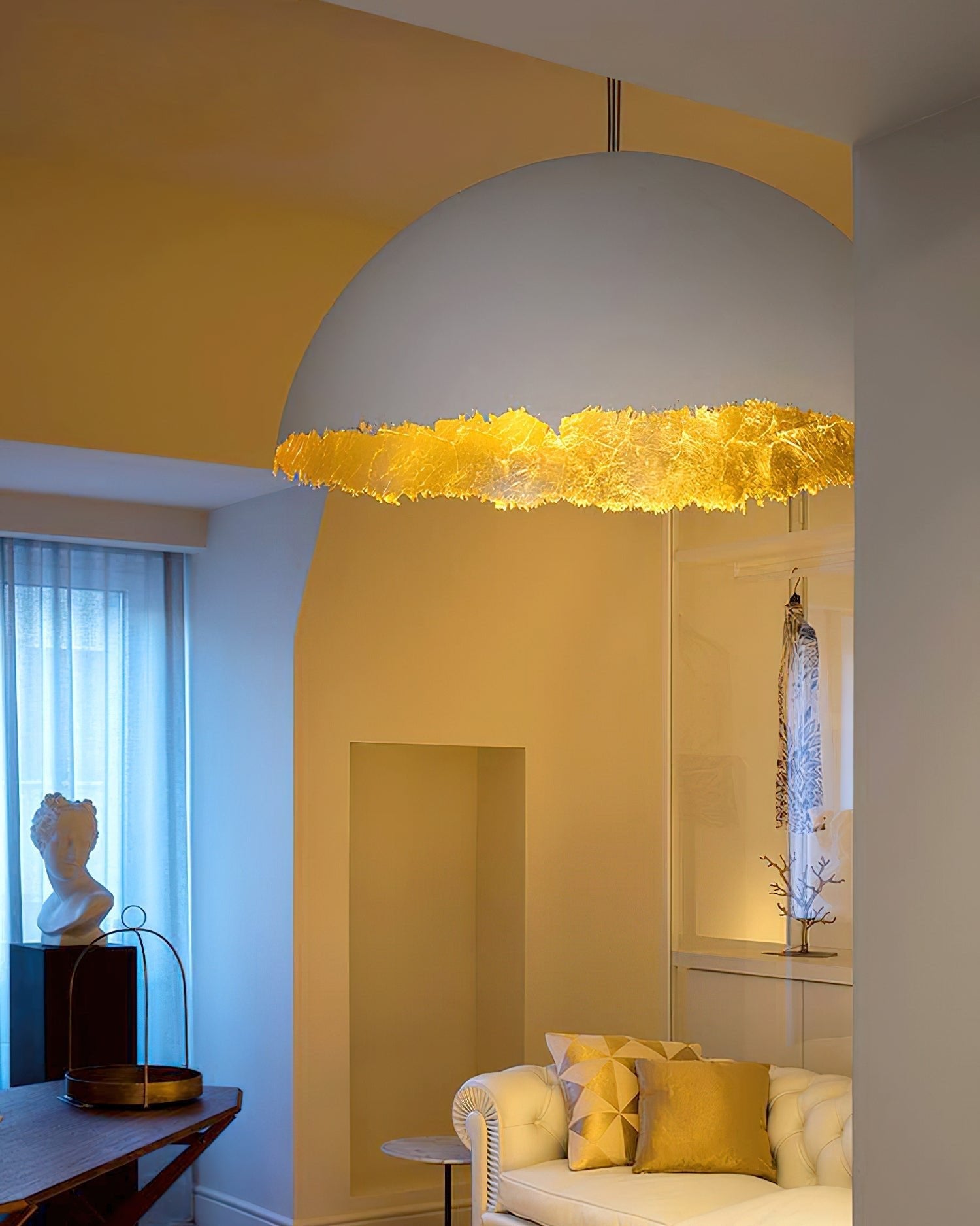 Viliriel Textured Fiberglass Pendant Light - Blowlighting