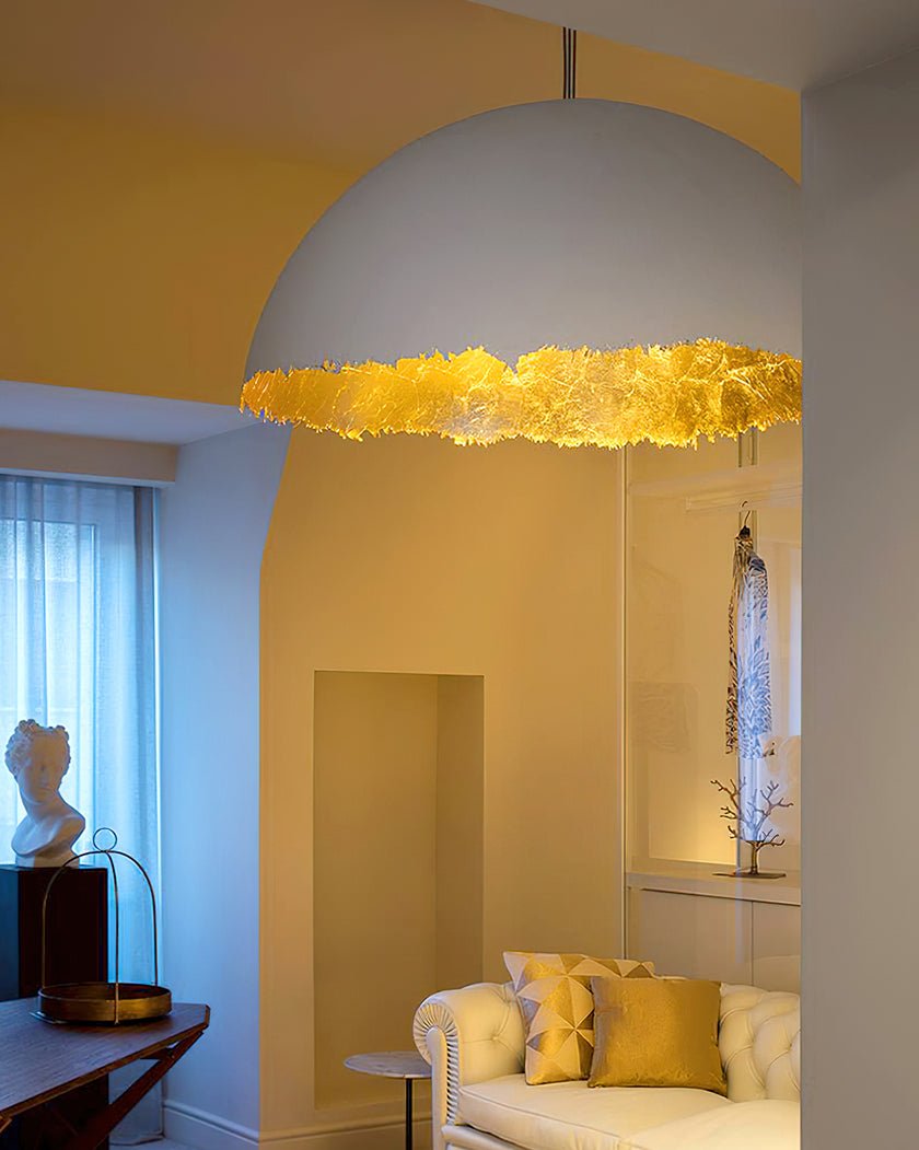 Viliriel Textured Fiberglass Pendant Light - Blowlighting