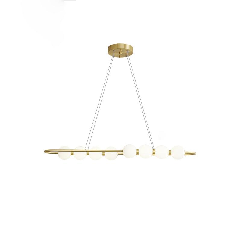 Linea Contemporary Brass Pendant Lamp - Blowlighting