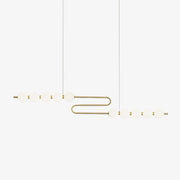 Linea Contemporary Brass Pendant Lamp - Blowlighting