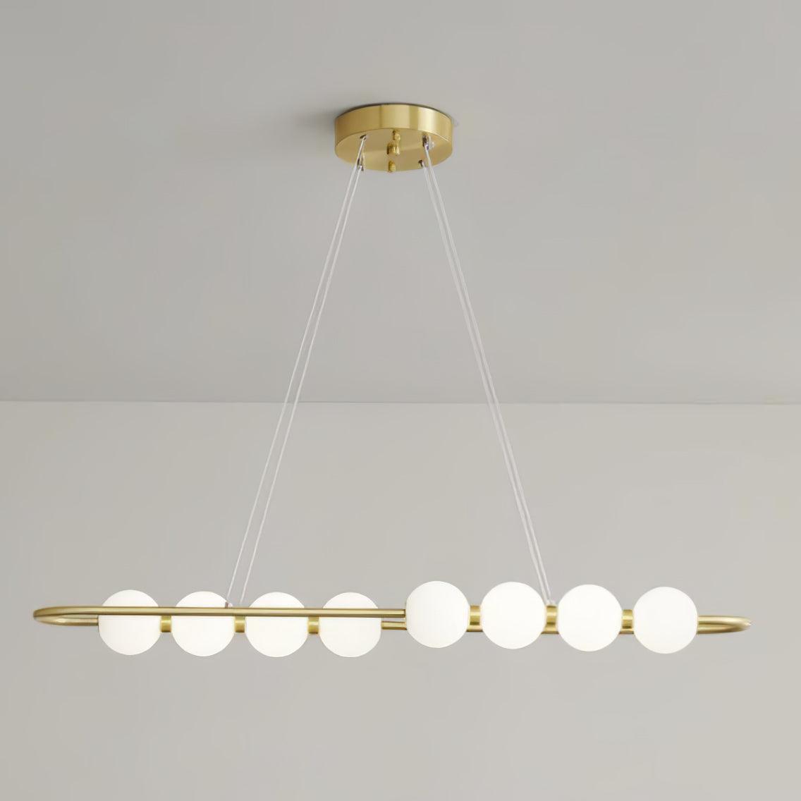 Linea Contemporary Brass Pendant Lamp - Blowlighting