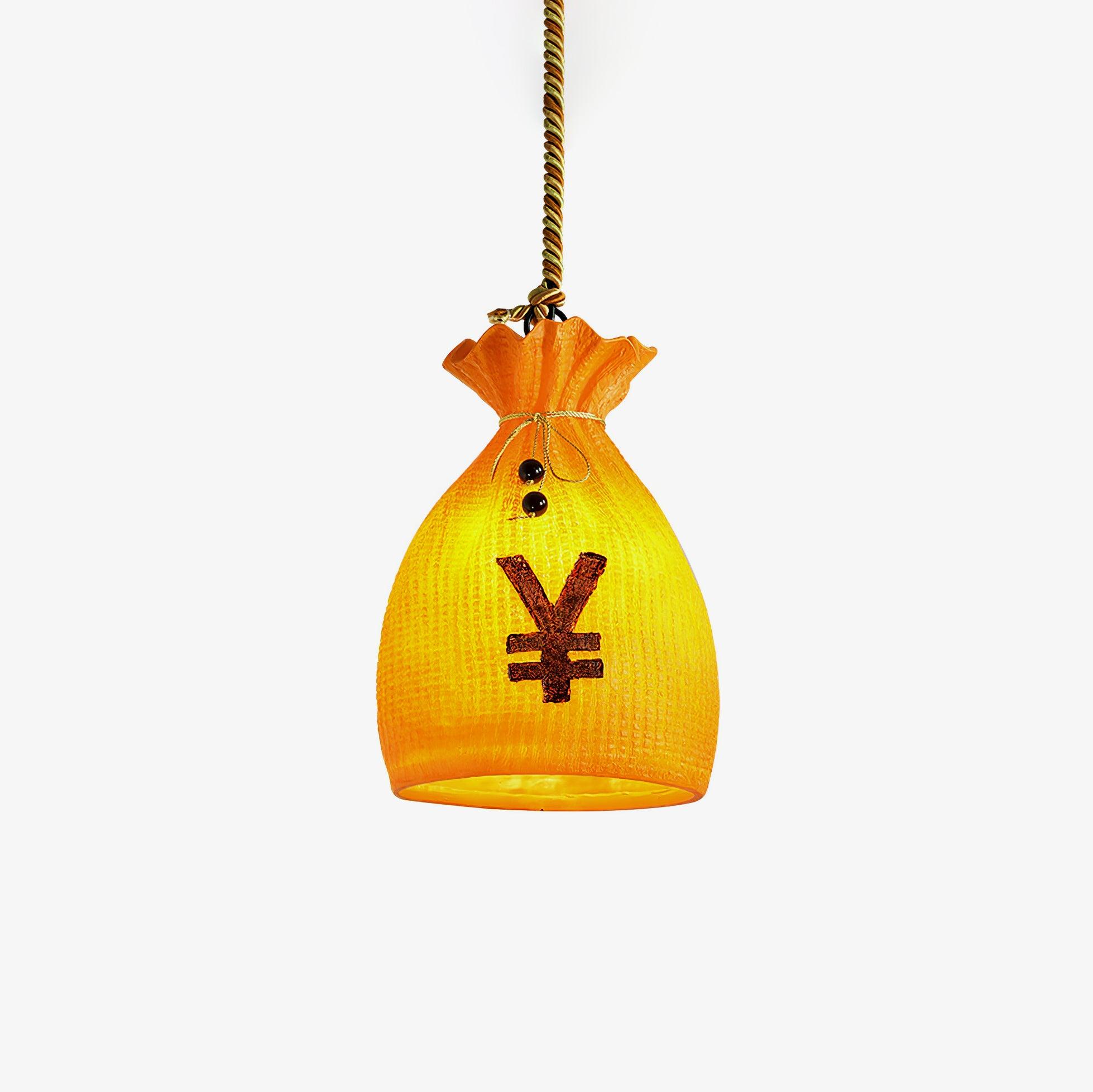 Prosperity Pouch Resin Pendant Lamp - Blowlighting