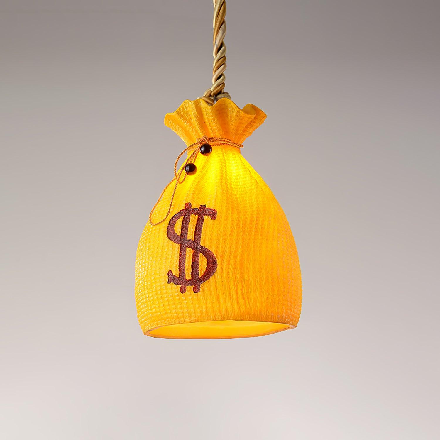 Prosperity Pouch Resin Pendant Lamp - Blowlighting