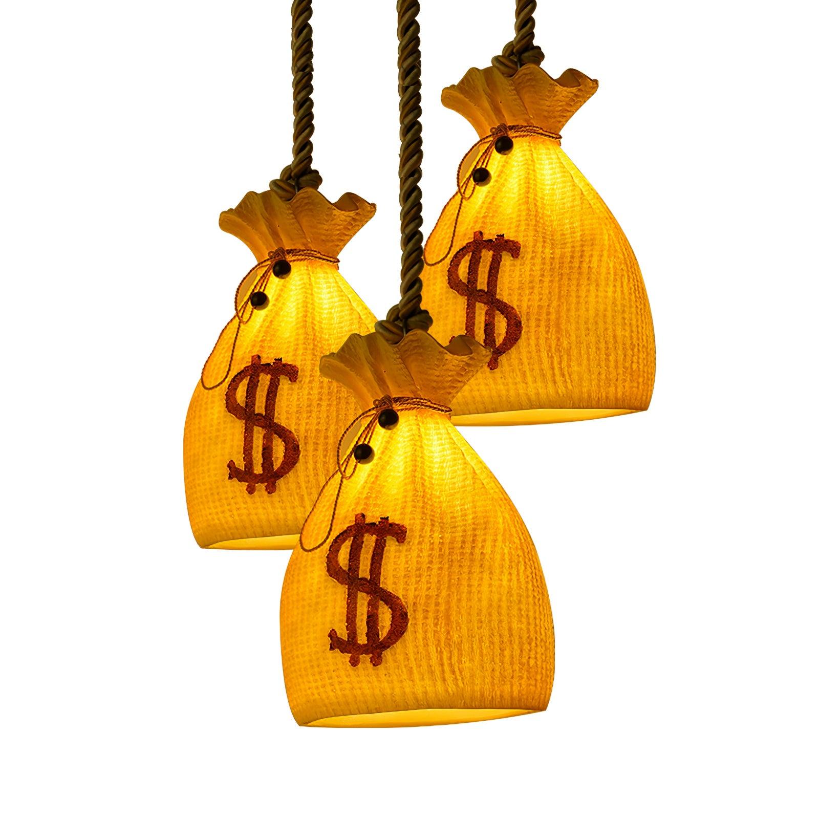 Prosperity Pouch Resin Pendant Lamp - Blowlighting
