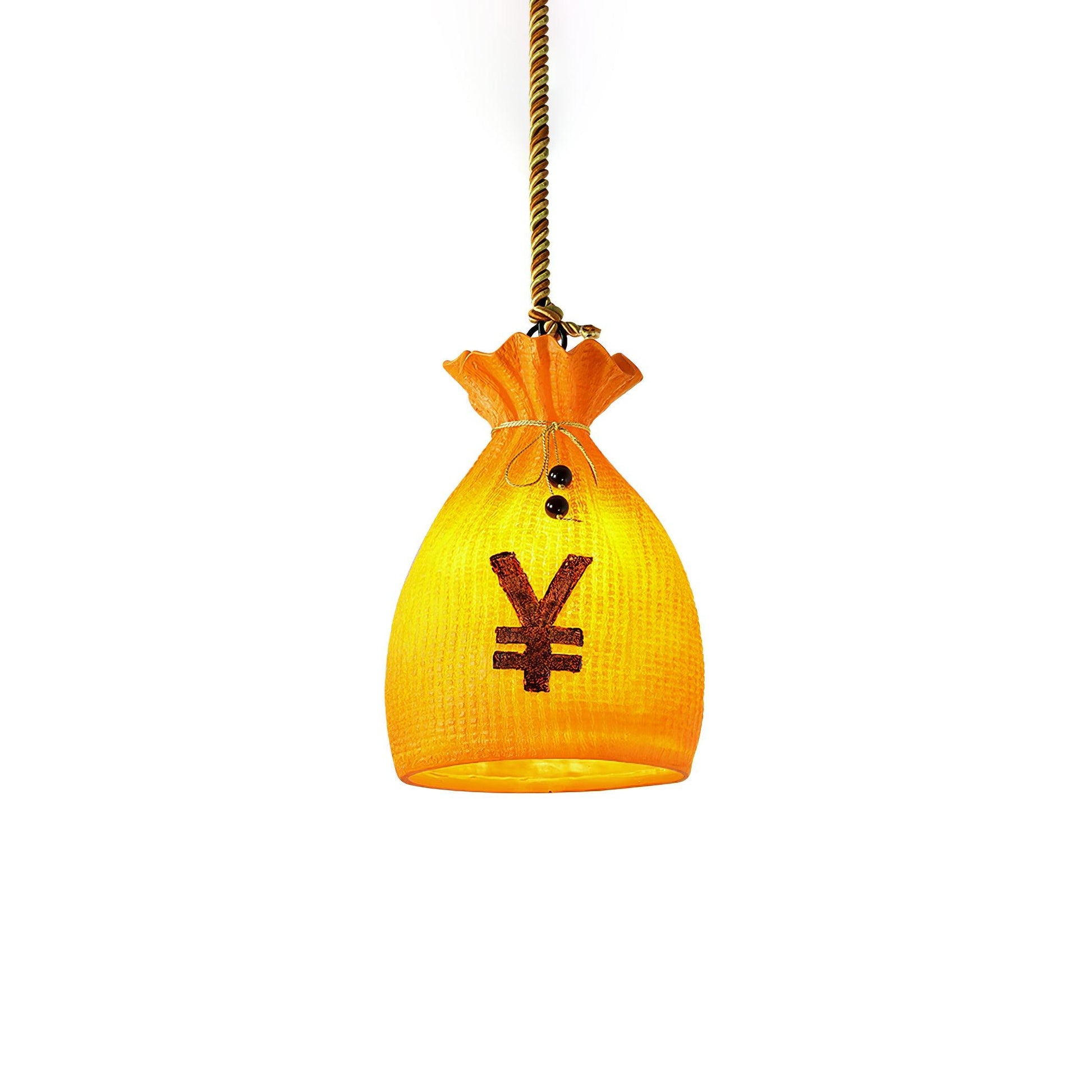 Prosperity Pouch Resin Pendant Lamp - Blowlighting