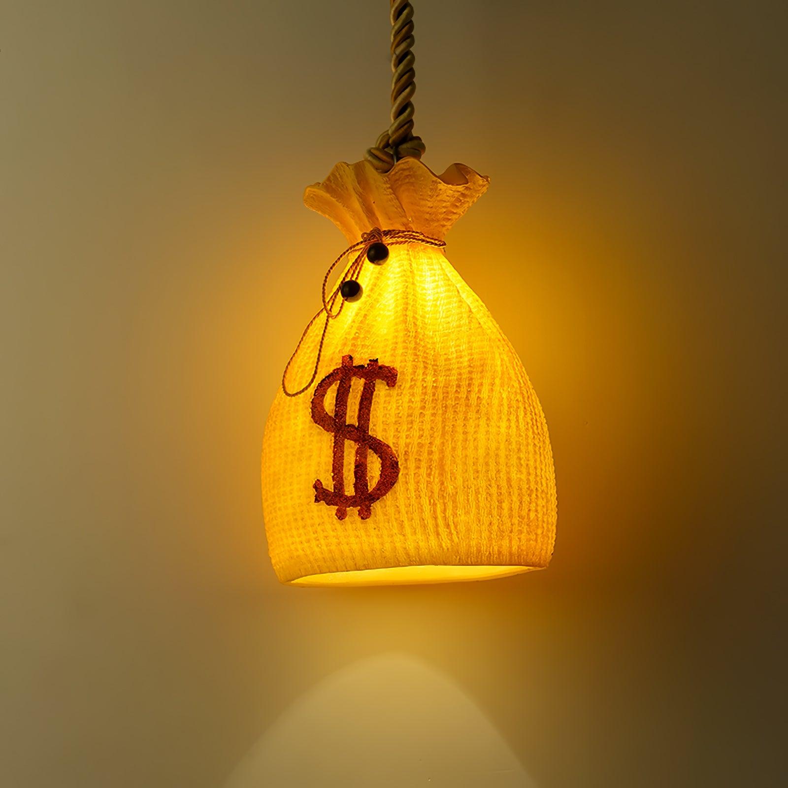 Prosperity Pouch Resin Pendant Lamp - Blowlighting