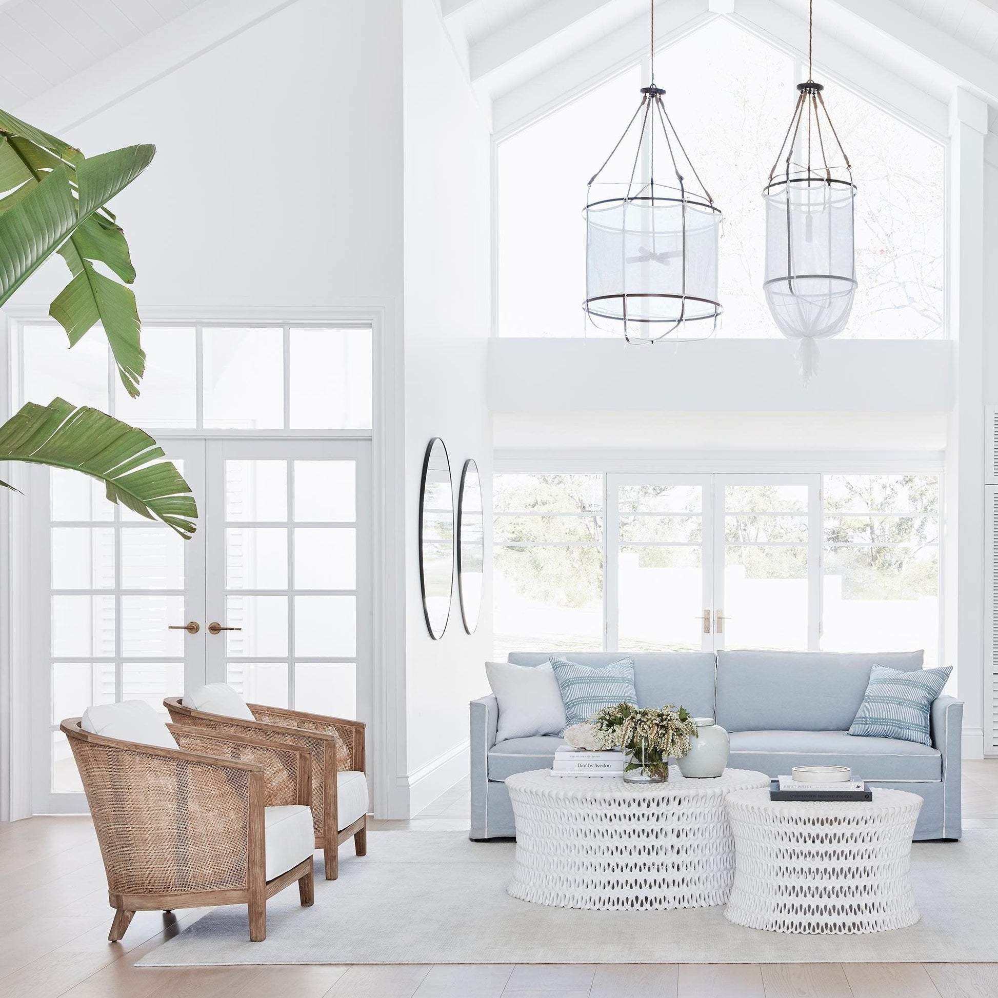 Provence Linen Pendant Light - Blowlighting