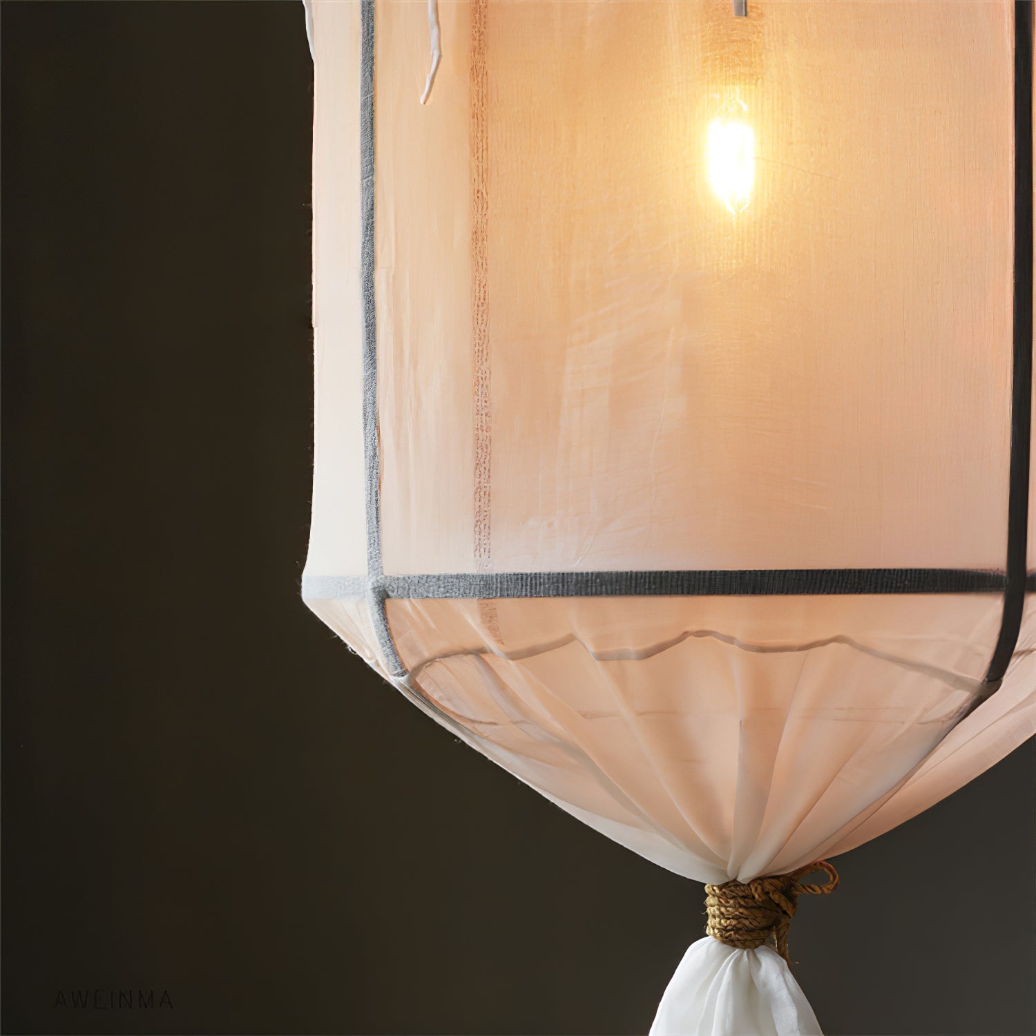 Provence Linen Pendant Light - Blowlighting