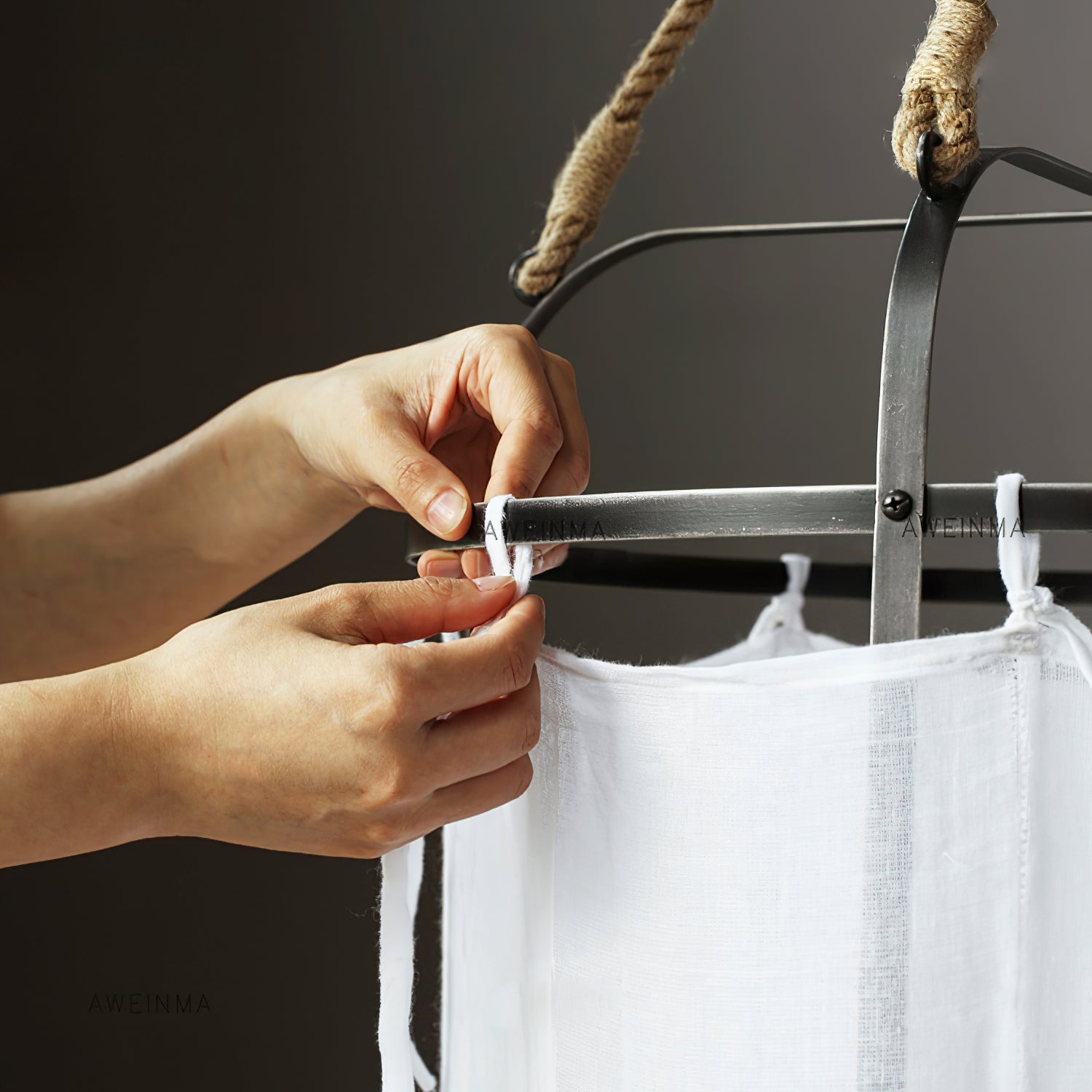 Provence Linen Pendant Light - Blowlighting