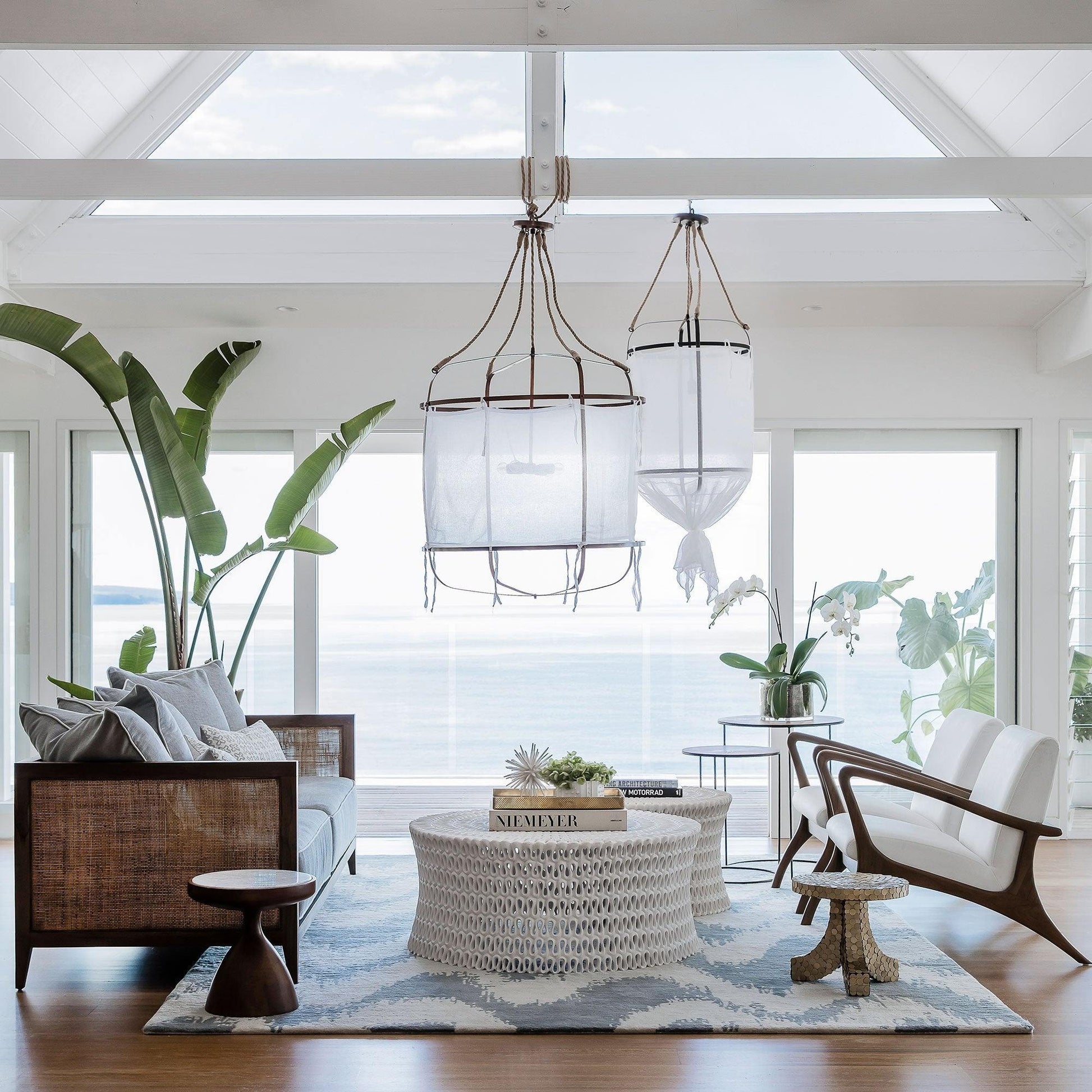 Provence Linen Pendant Light - Blowlighting