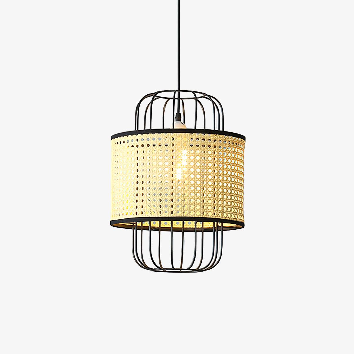 Rattan Aru Pendant Lamp - Blowlighting