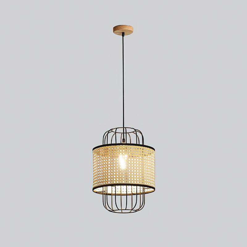 Rattan Aru Pendant Lamp - Blowlighting