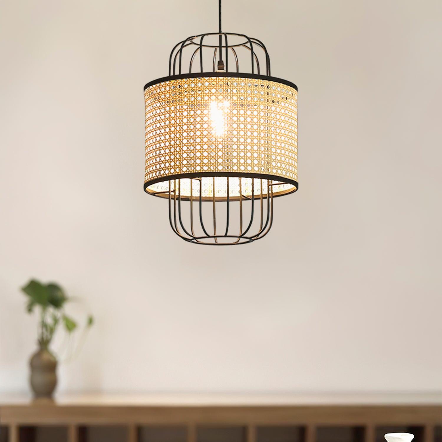 Rattan Aru Pendant Lamp - Blowlighting