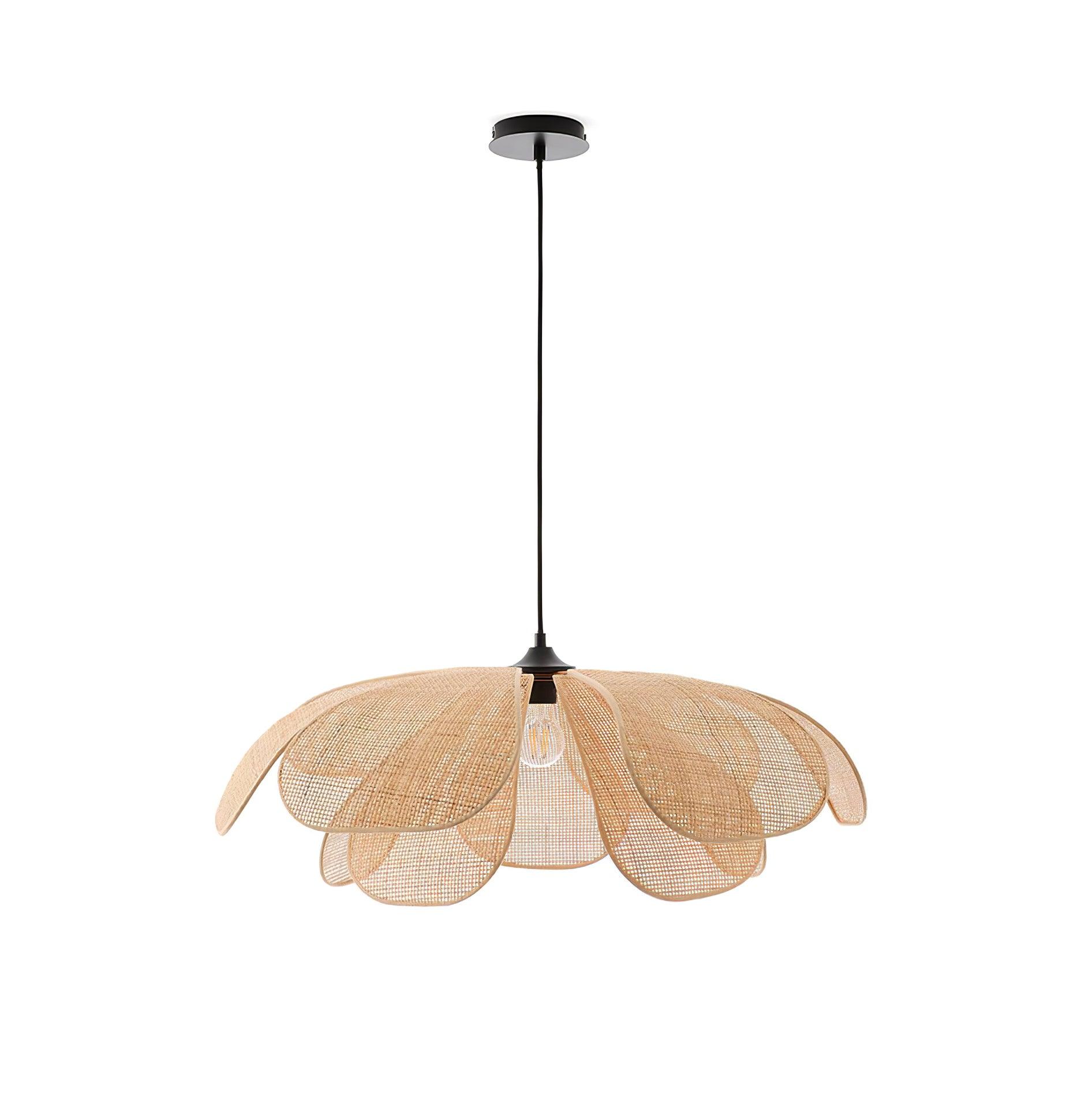 Rattan Petal Pendant Lamp - Blowlighting