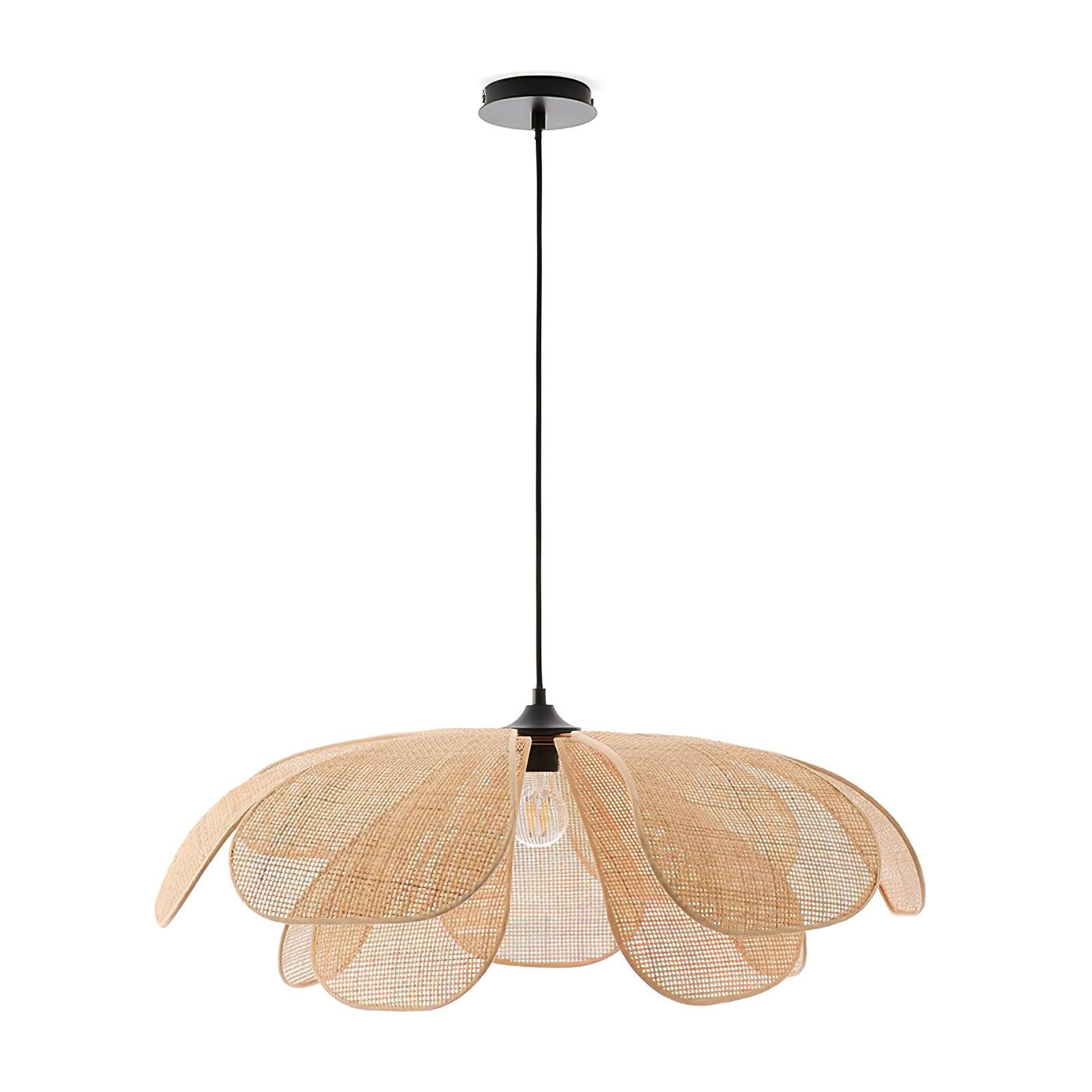 Rattan Petal Pendant Lamp - Blowlighting