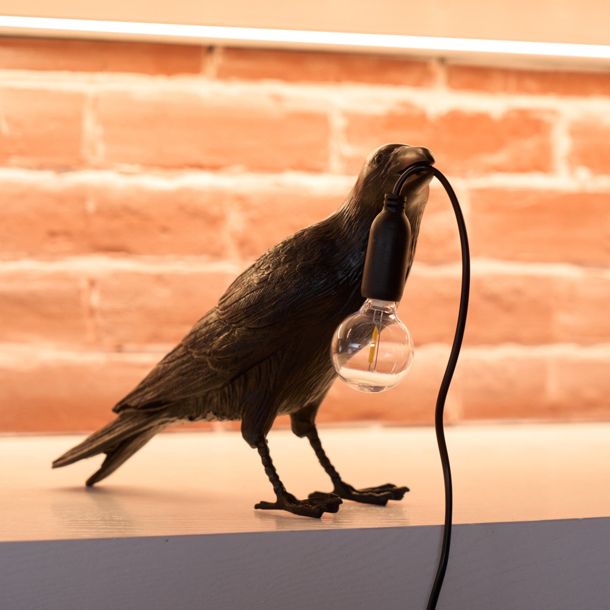 Raven Resin Table Lamp - Blowlighting