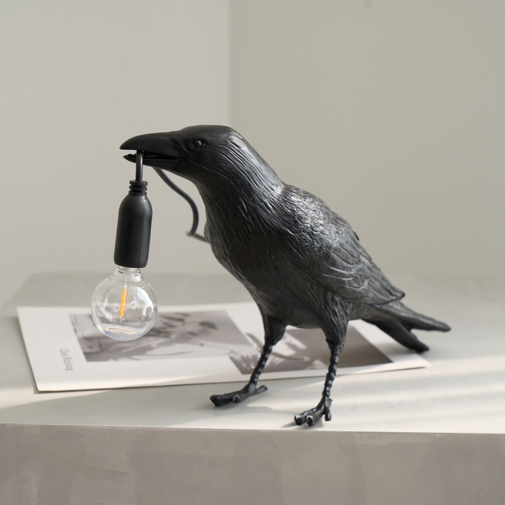 Raven Resin Table Lamp - Blowlighting