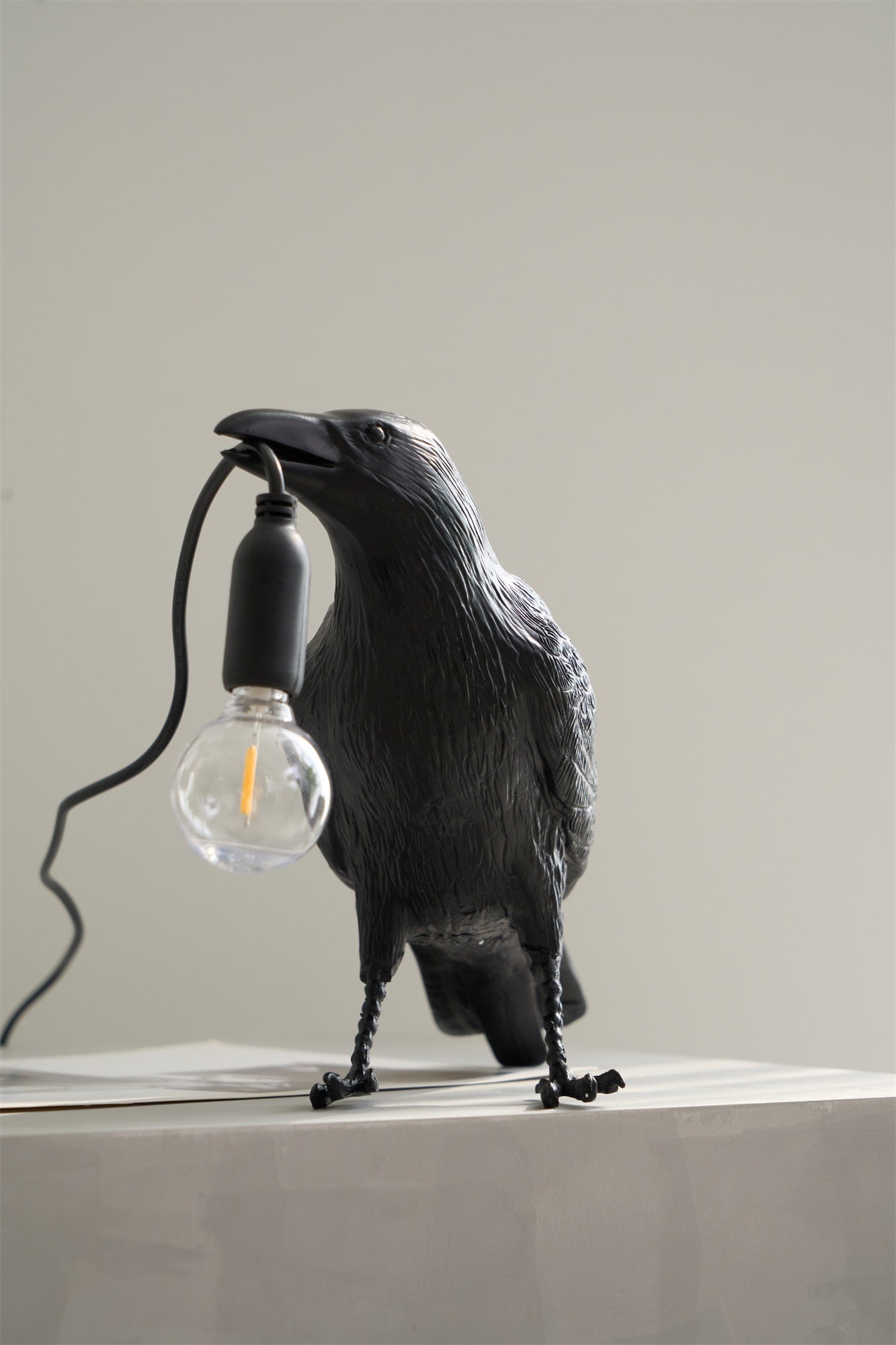 Raven Resin Table Lamp - Blowlighting