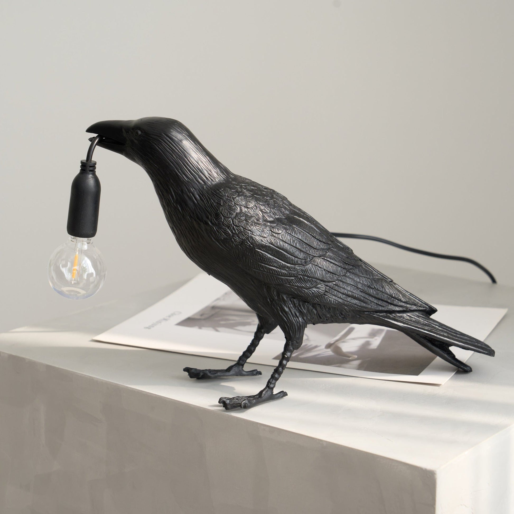Raven Resin Table Lamp - Blowlighting