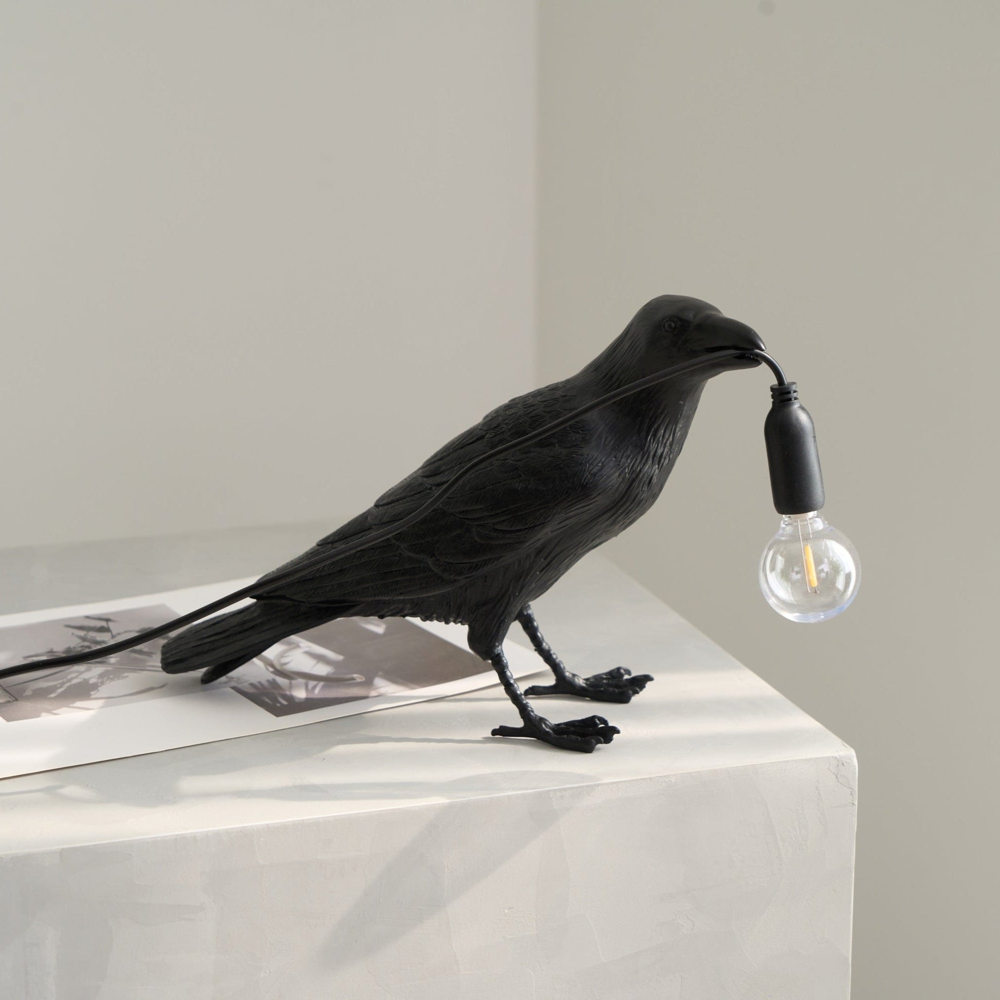 Raven Resin Table Lamp - Blowlighting