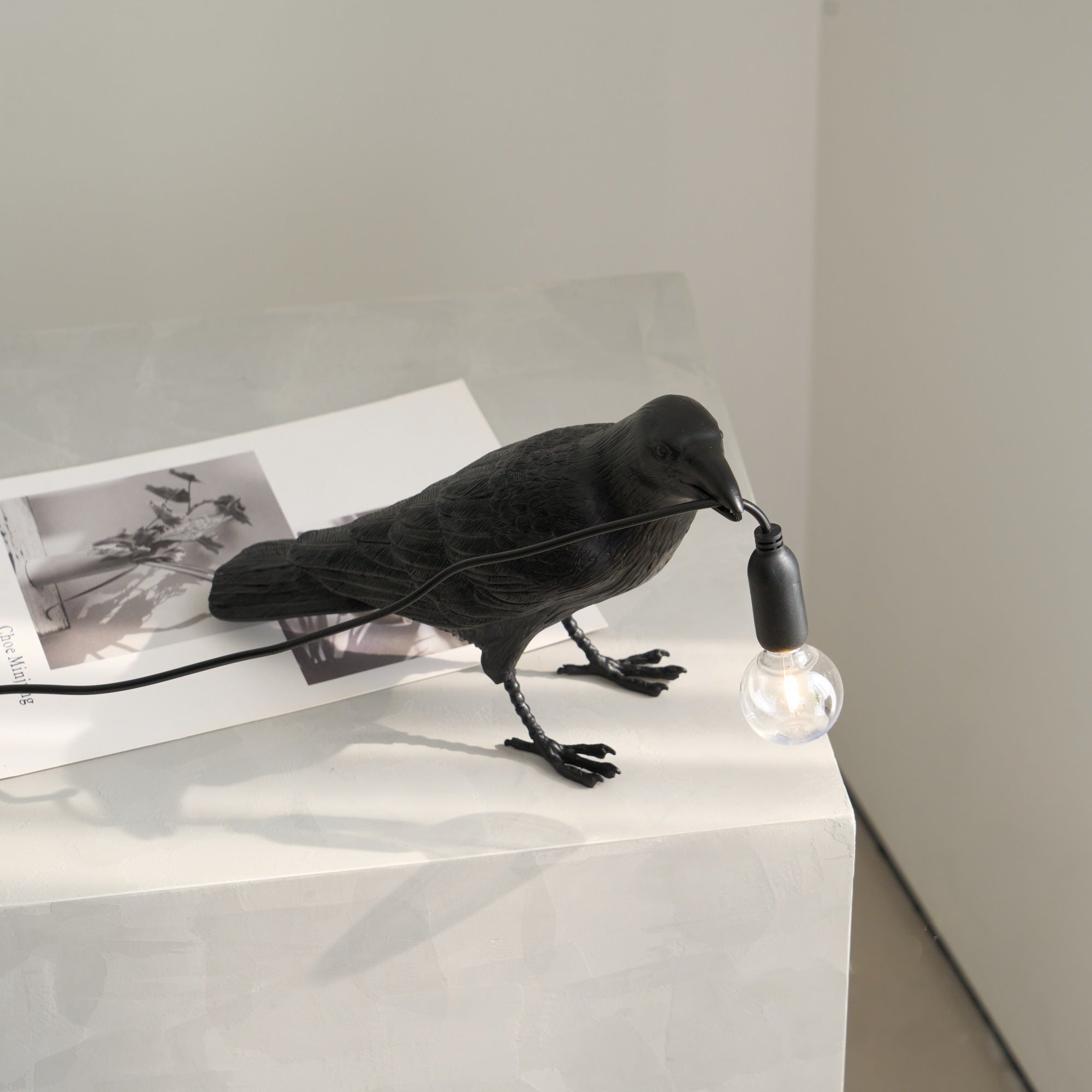 Raven Resin Table Lamp - Blowlighting