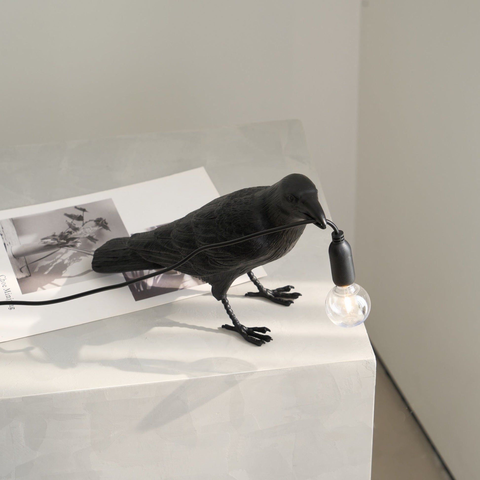 Raven Resin Table Lamp - Blowlighting