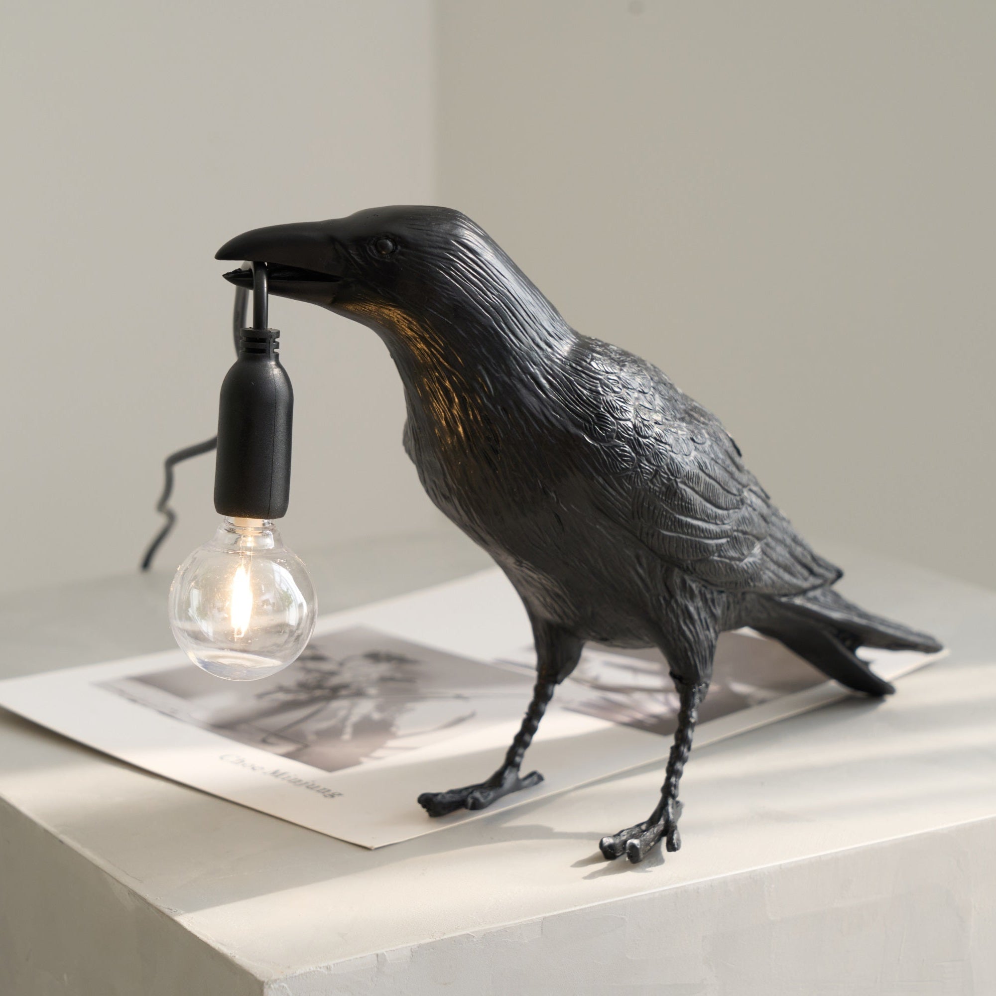 Raven Resin Table Lamp - Blowlighting