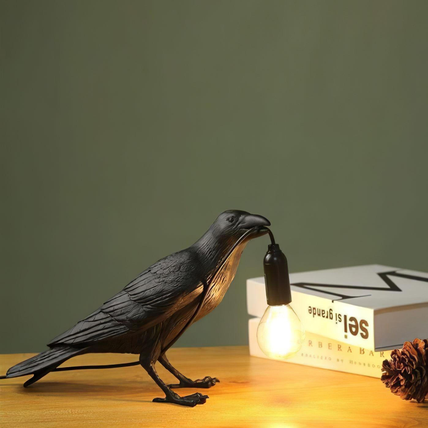 Raven Resin Table Lamp - Blowlighting