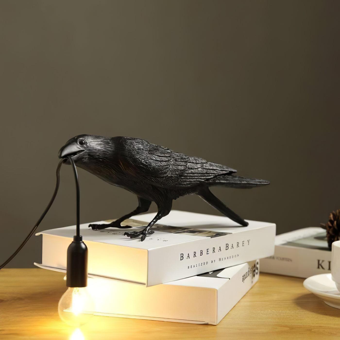 Raven Resin Table Lamp - Blowlighting