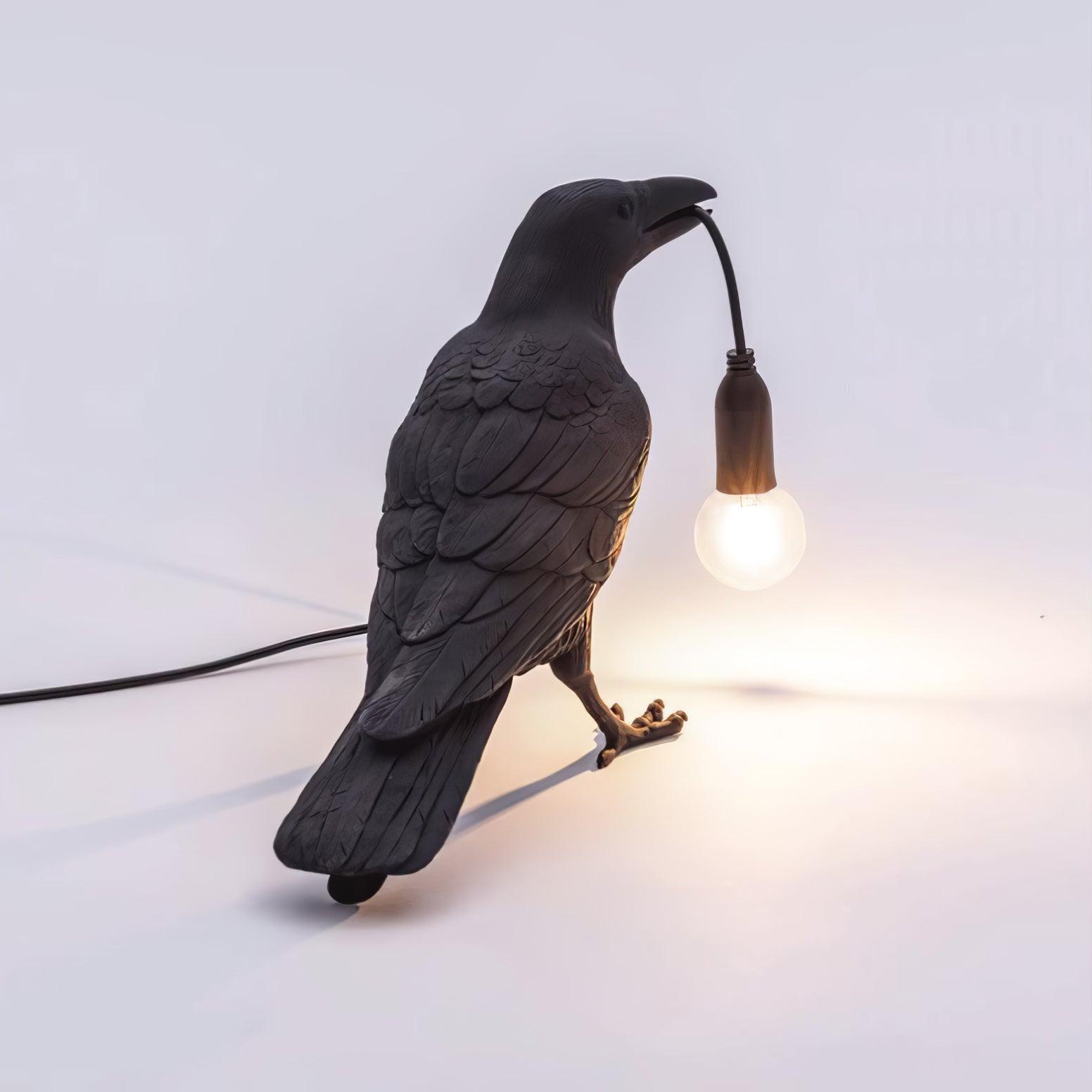 Raven Resin Table Lamp - Blowlighting