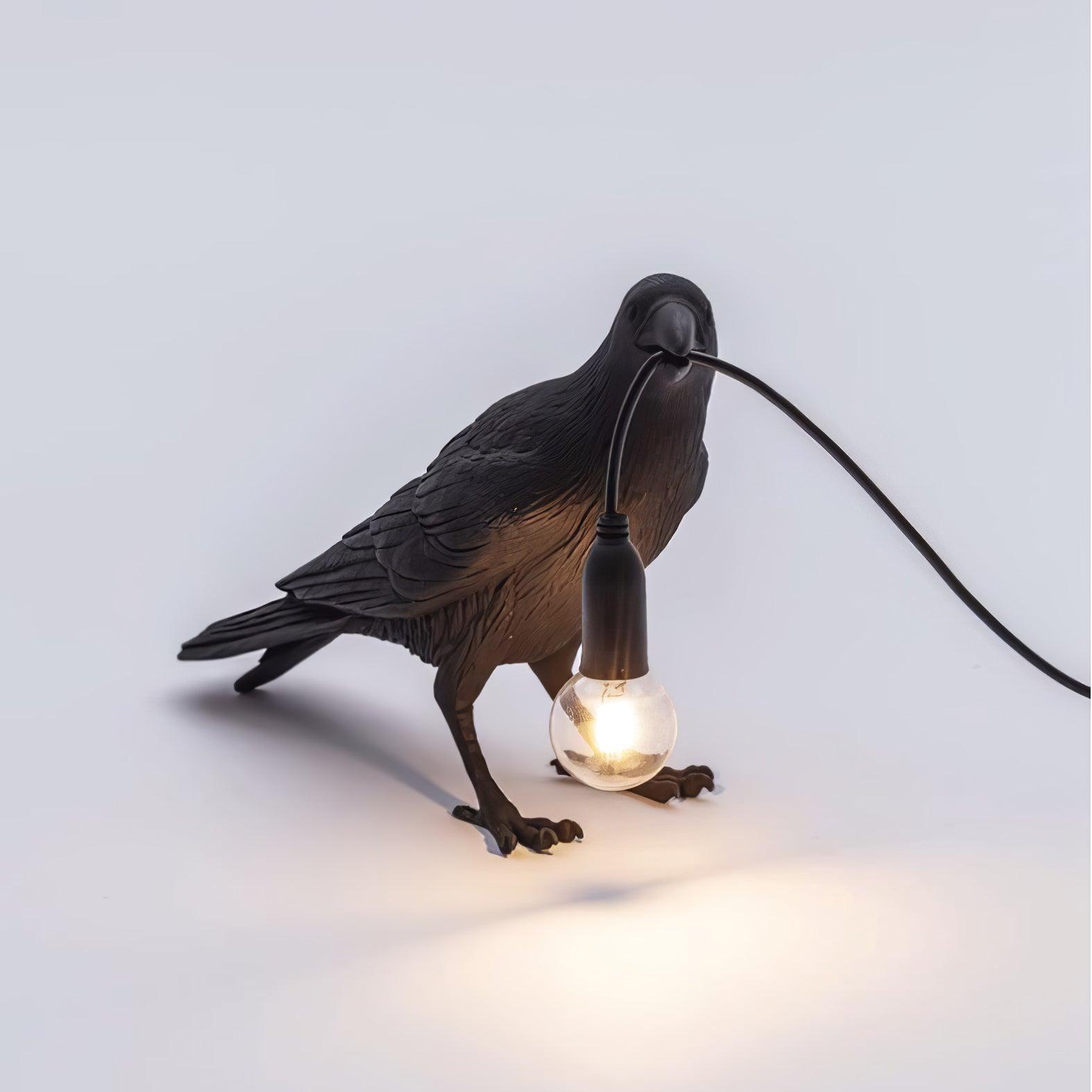 Raven Resin Table Lamp - Blowlighting