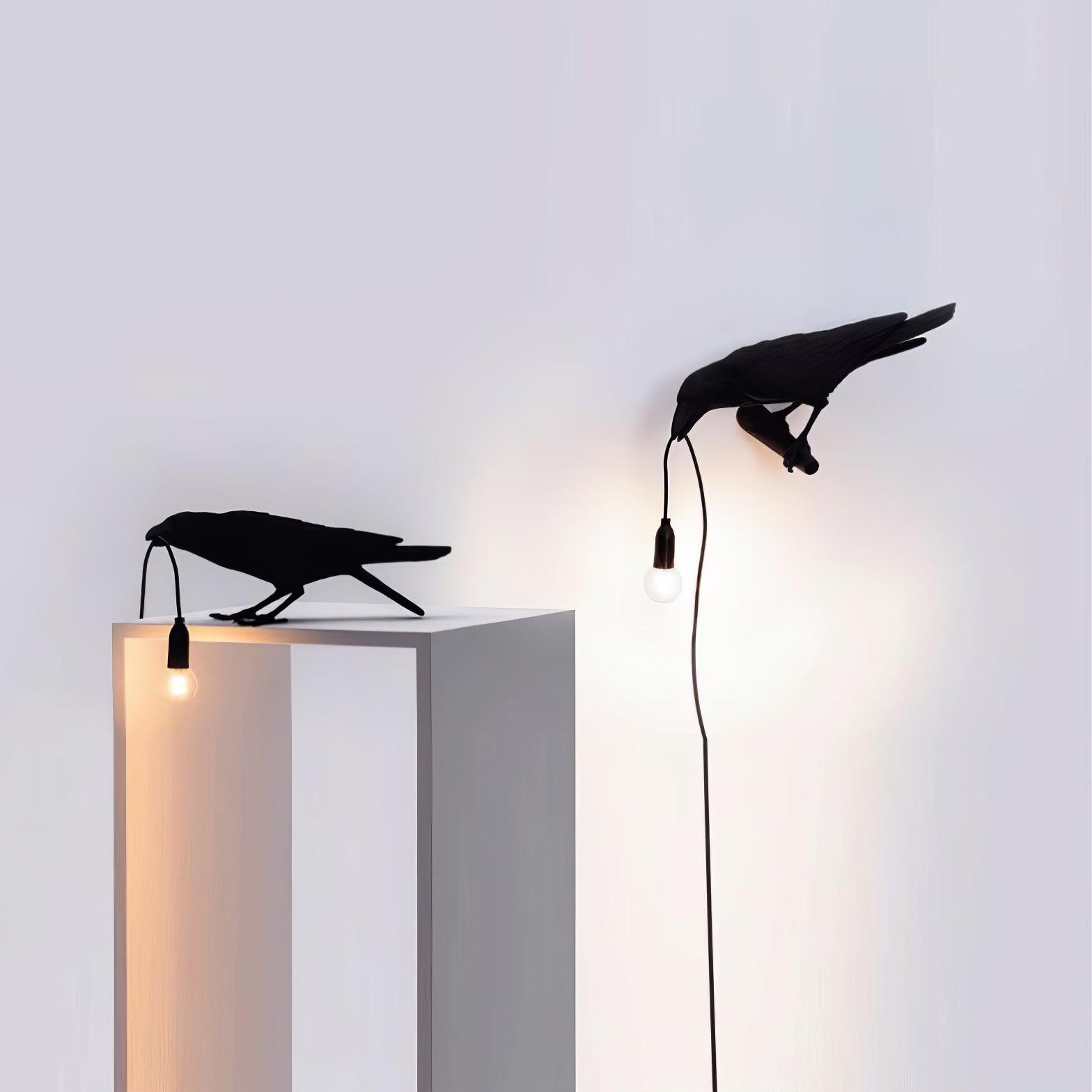 Raven Resin Table Lamp - Blowlighting