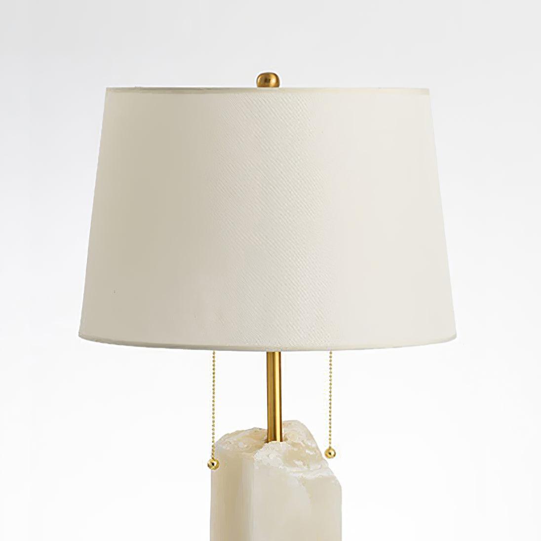Syvaris Minimalist Alabaster Table Lamp - Blowlighting