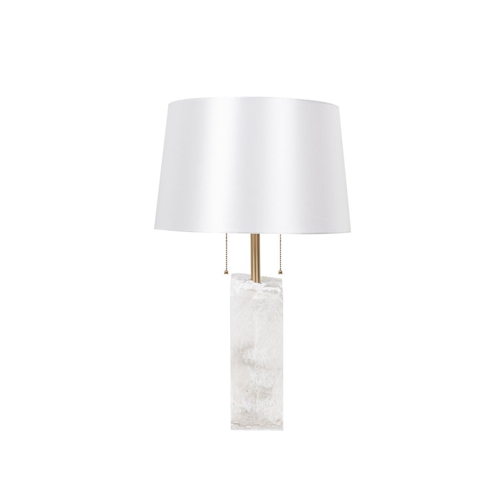 Syvaris Minimalist Alabaster Table Lamp - Blowlighting