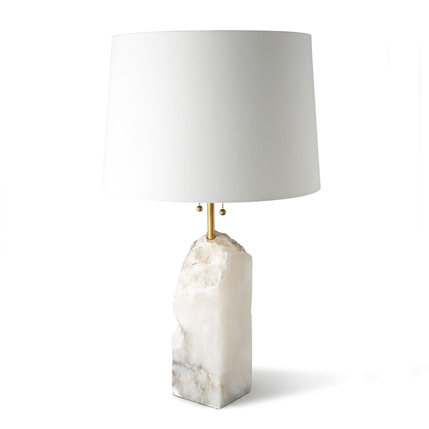 Syvaris Minimalist Alabaster Table Lamp - Blowlighting
