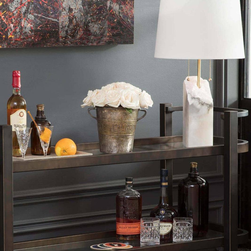 Syvaris Minimalist Alabaster Table Lamp - Blowlighting