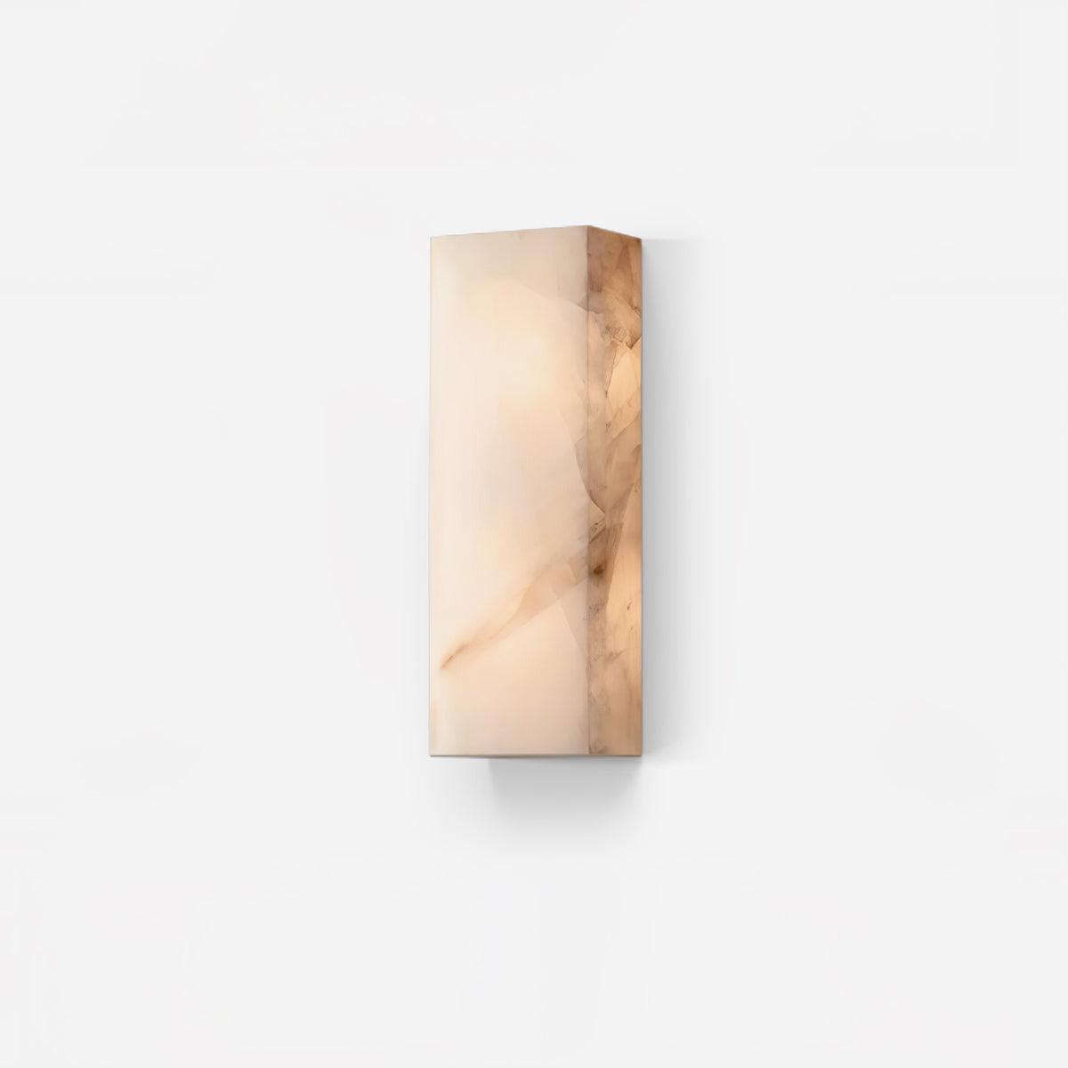 Orvian Minimalist Alabaster Outdoor Wall Light - Blowlighting