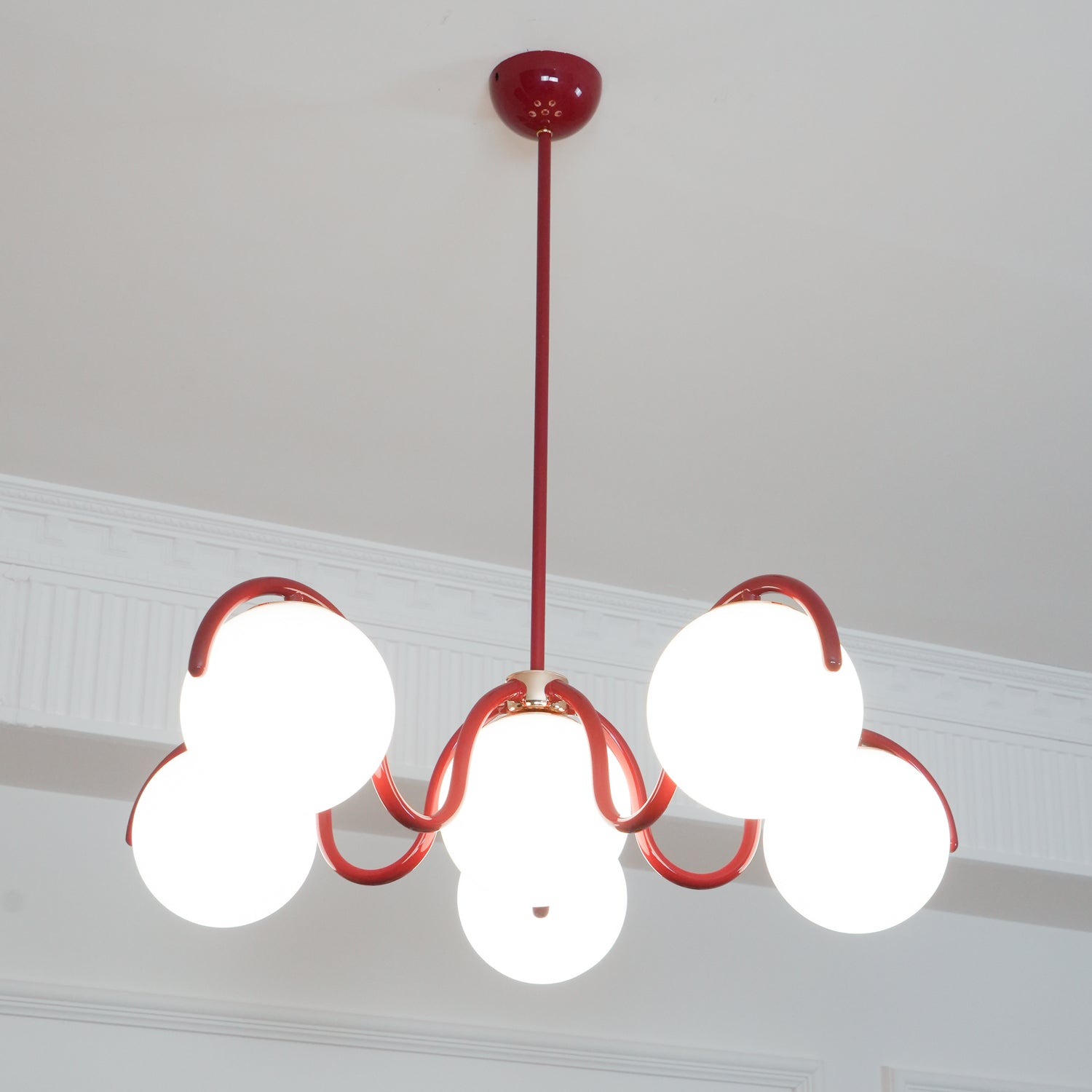 Reedway Curve Linear Chandelier - Blowlighting