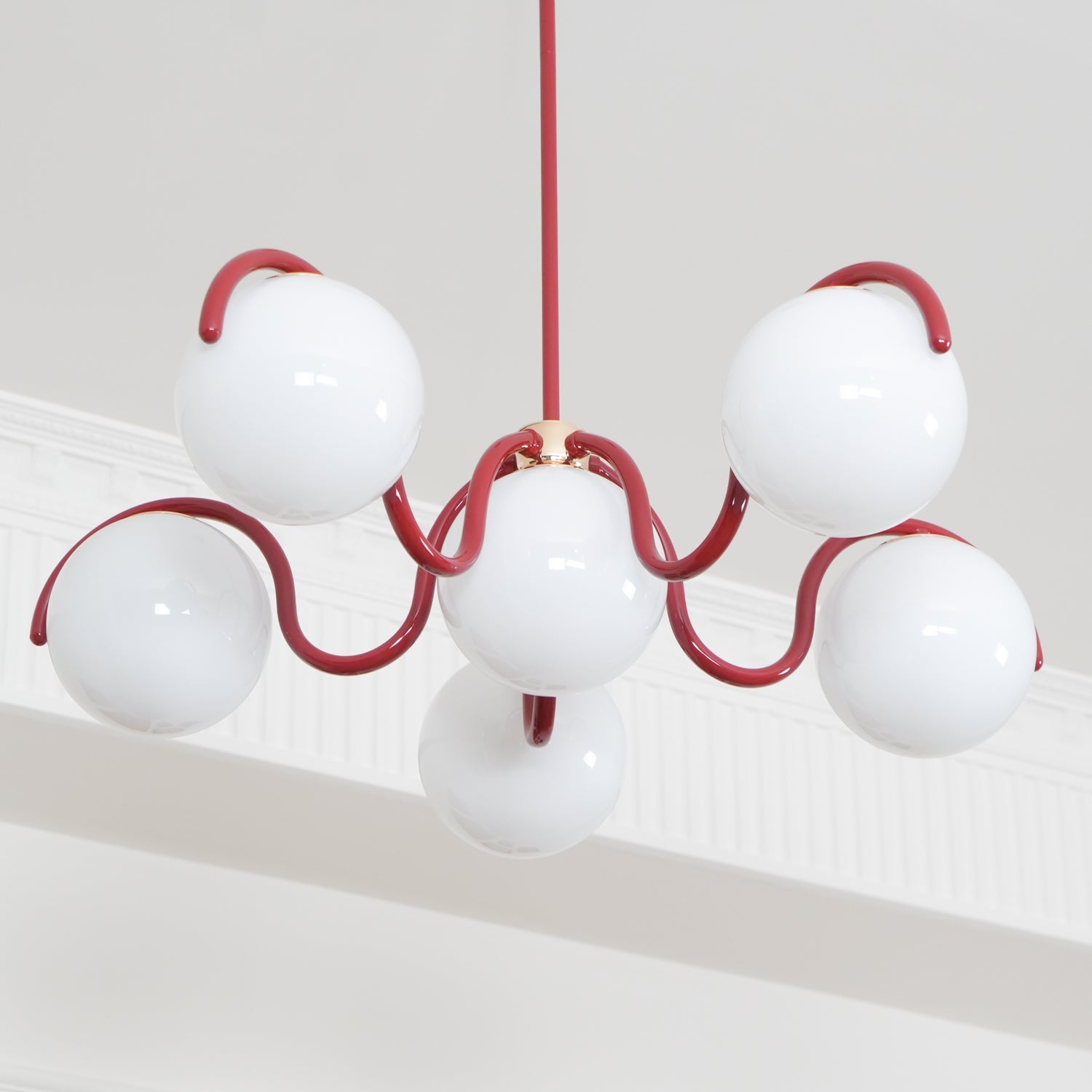 Reedway Curve Linear Chandelier - Blowlighting