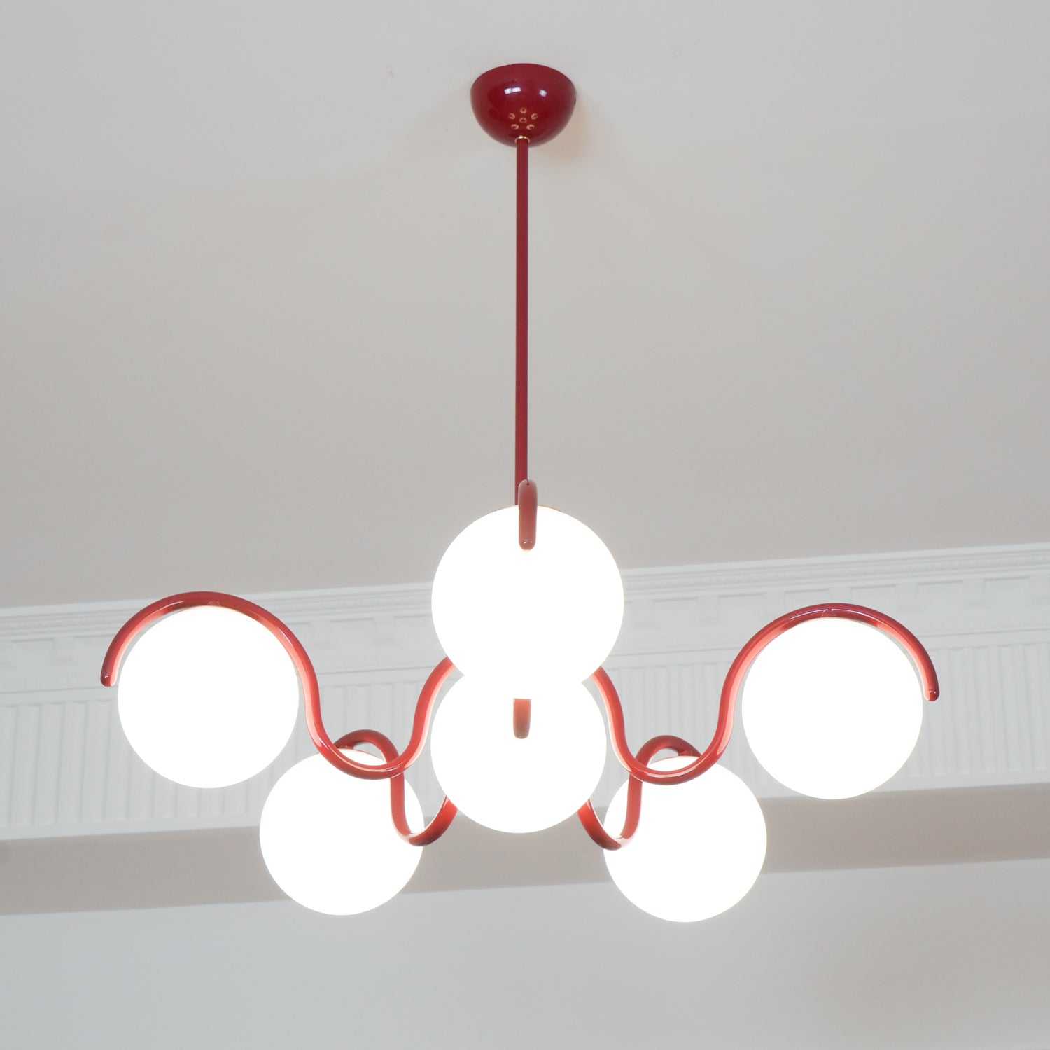 Reedway Curve Linear Chandelier - Blowlighting